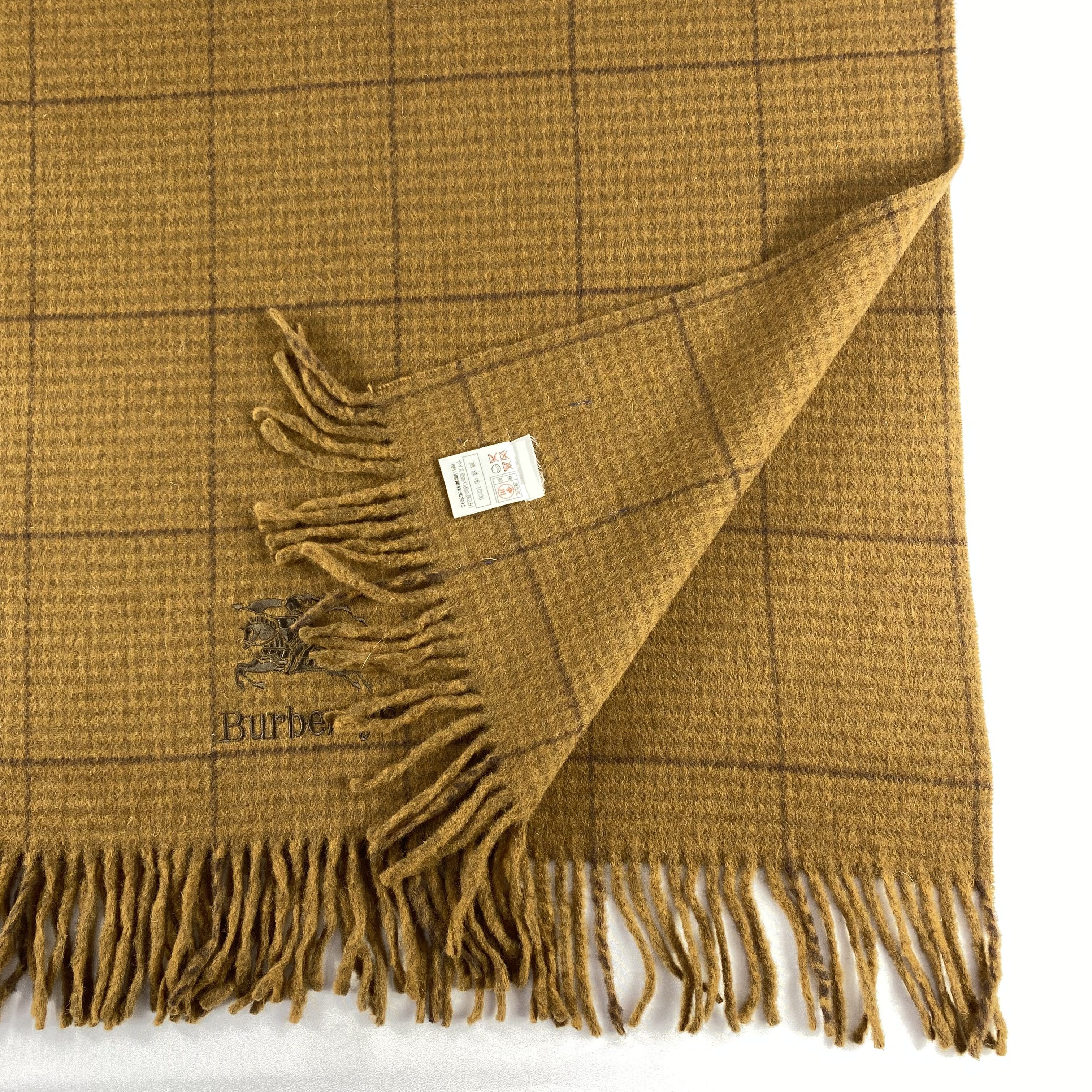Burberry Vintage Burberry Scarf Neck Wrap Wool Muffler Size ONE SIZE - 3 Thumbnail