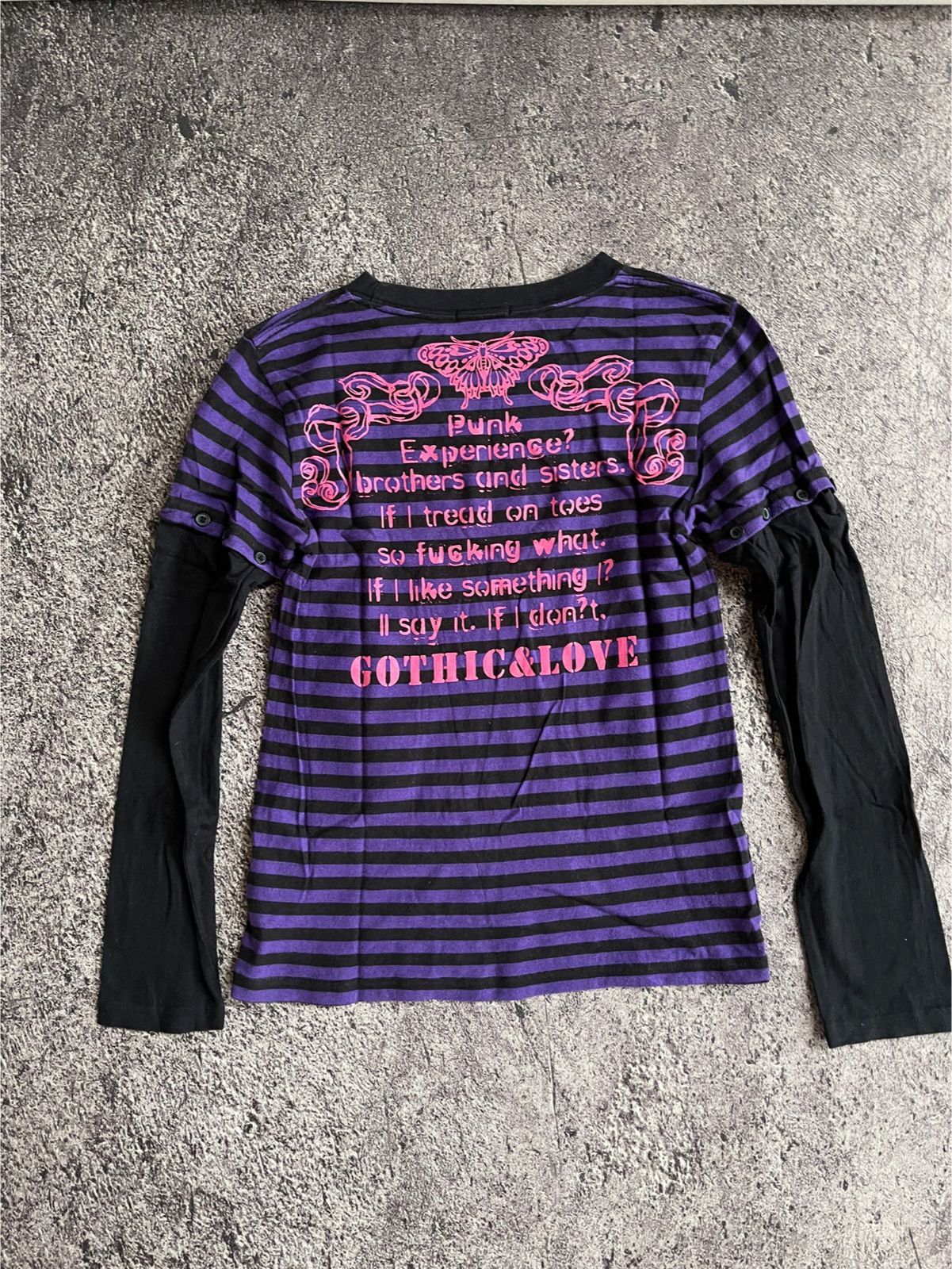 Japanese Brand Y2K Jhoney Double layer ifsixwasnine long sleeve Size US S / EU 44-46 / 1 - 6 Thumbnail