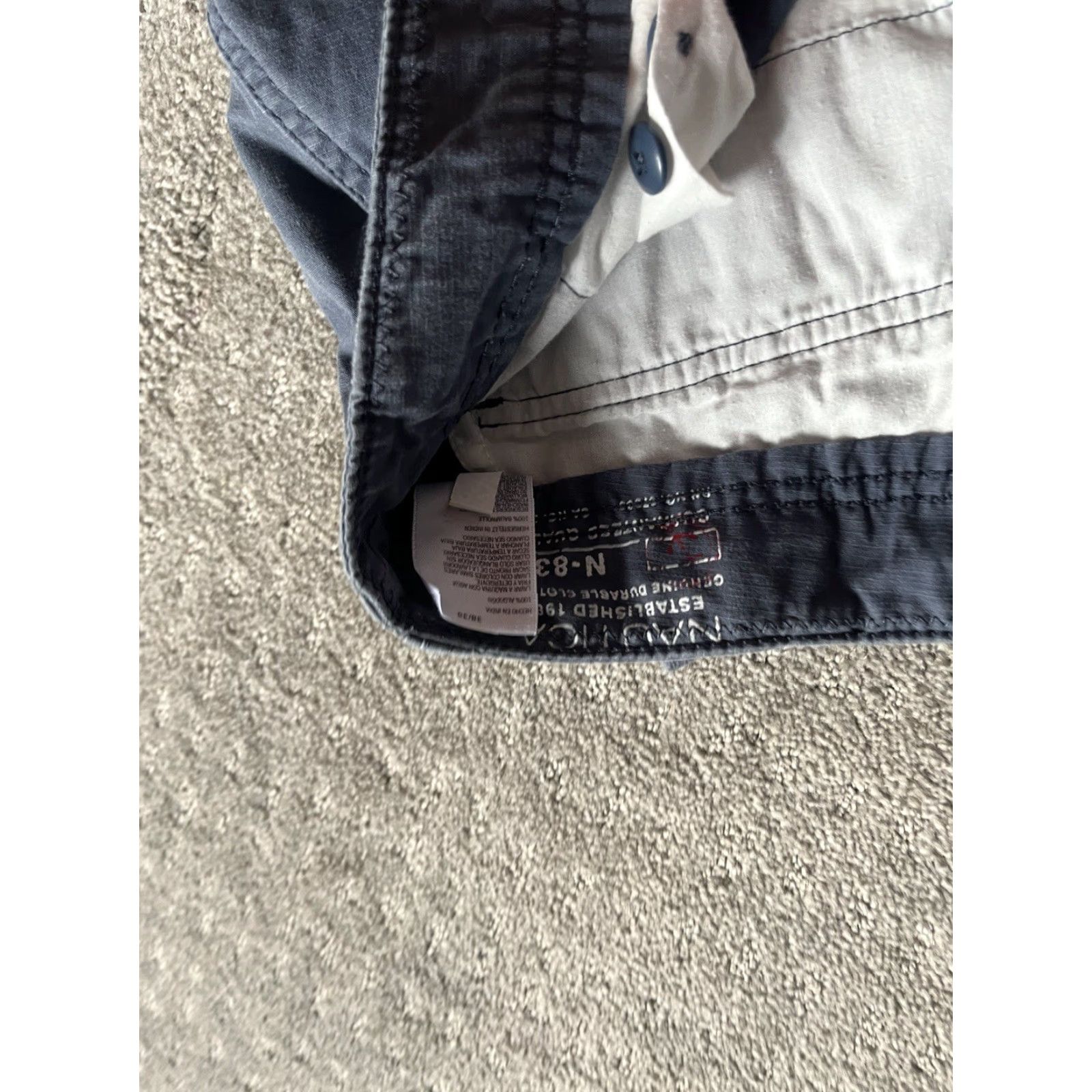 Nautica Nautica Shorts Mens 38 Blue Cotton Cargo Pockets Casual Nautical Size US 38 / EU 54 - 3 Thumbnail