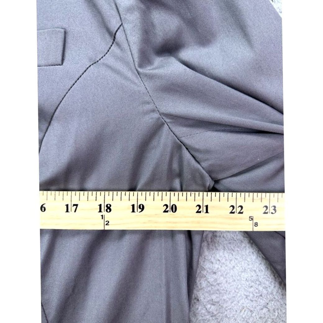 Vintage Lane Bryant Blazer Womens 16 Grey 1 Button Coat Jacket Office Pocket Blazer Womens 16 Grey 1 Button Coat Jacket Office Pocket Ladies NEW Size XXL / US 16-18 / IT 52-54 - 7 Thumbnail