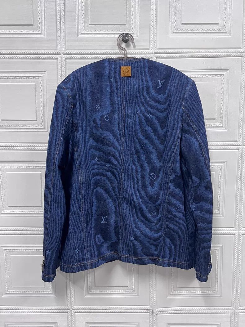 Louis Vuitton Louis Vuitton FW25 collarless denim studded full-width log Size US L / EU 52-54 / 3 - 2 Thumbnail