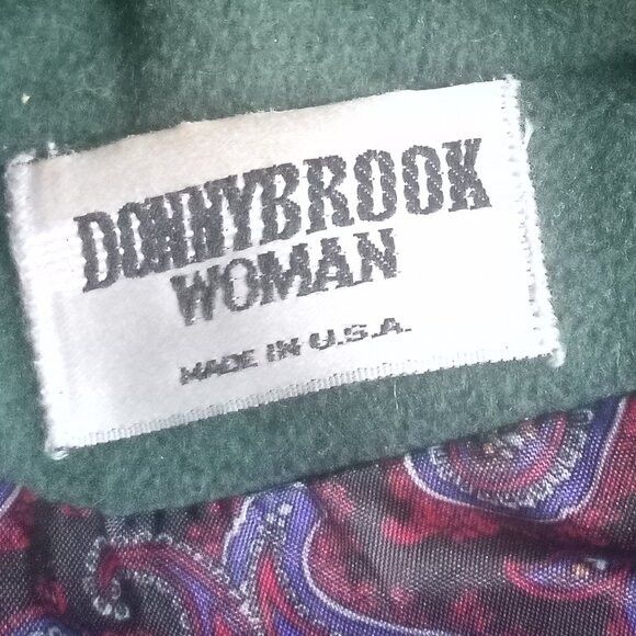 Other Vintage Donnybrook Woman Wool Pea Coat Overcoat Size L / US 10 / IT 46 - 4 Thumbnail