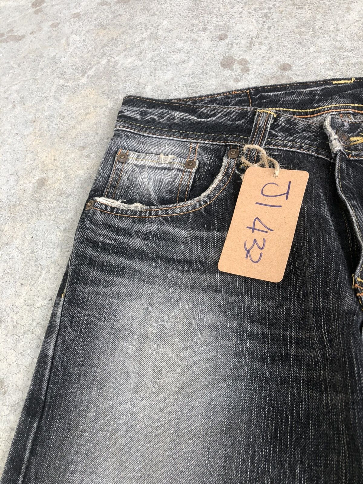 If Six Was Nine Japanese Edwin Flared Jeans Distressed Jeans Size US 30 / EU 46 - 14 Thumbnail