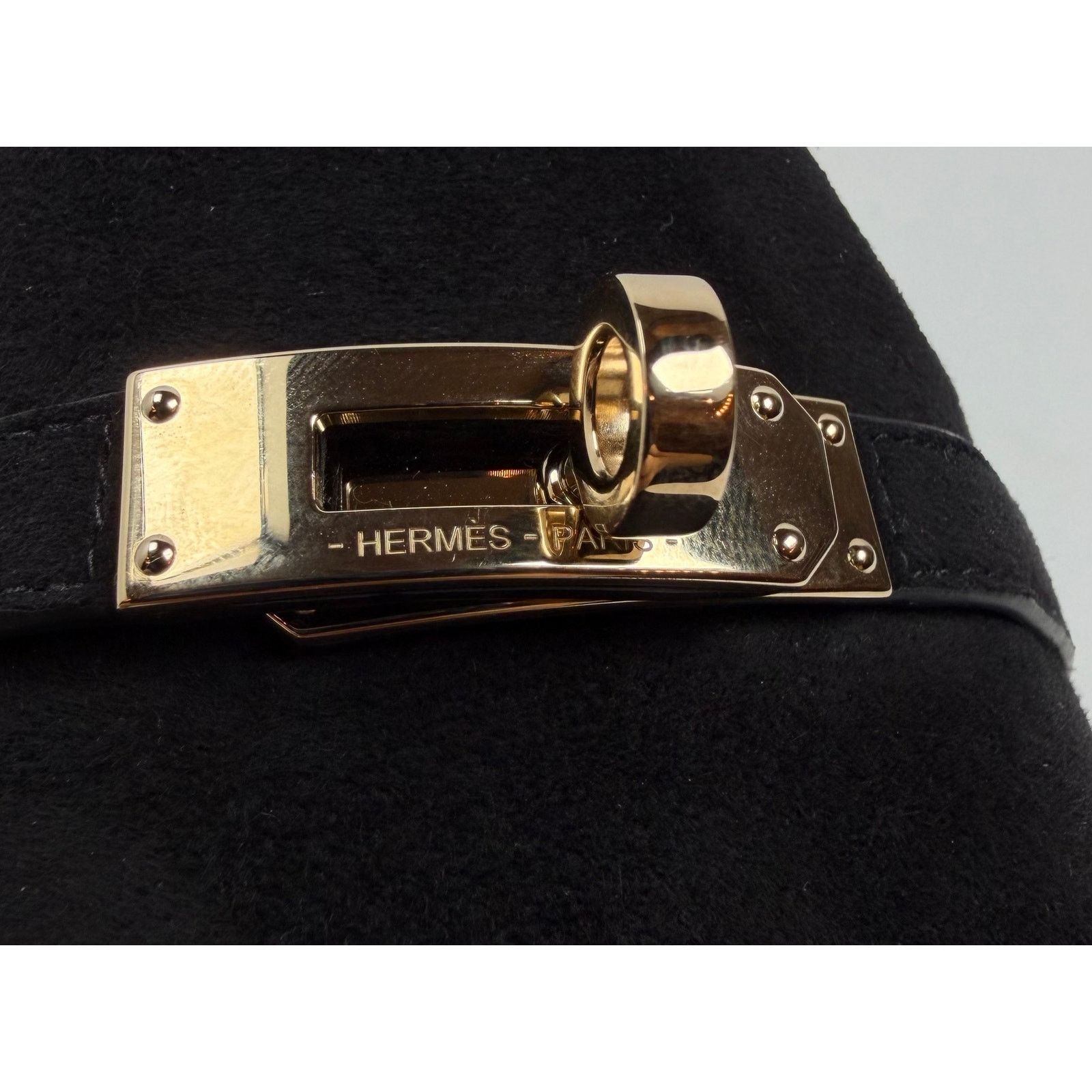 Hermes Size 39EU/9 - Hermes Empire Suede Sandals TRIED ON! Size US 9 / IT 39 - 11 Thumbnail
