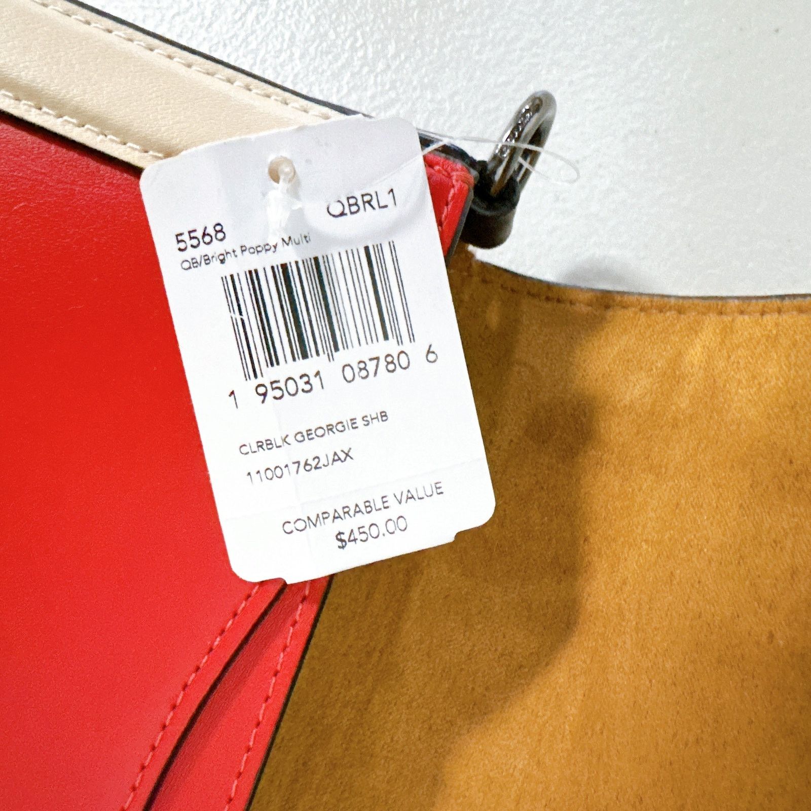 Coach Coach 5568 Georgie Shoulder Bag With Colorblock Linear Size ONE SIZE - 9 Thumbnail