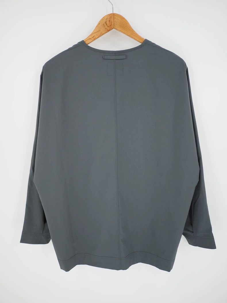 United Arrows United Arrows Gray Taoist robe shirt 2503-Nextarrow Size US M / EU 48-50 / 2 - 3 Thumbnail