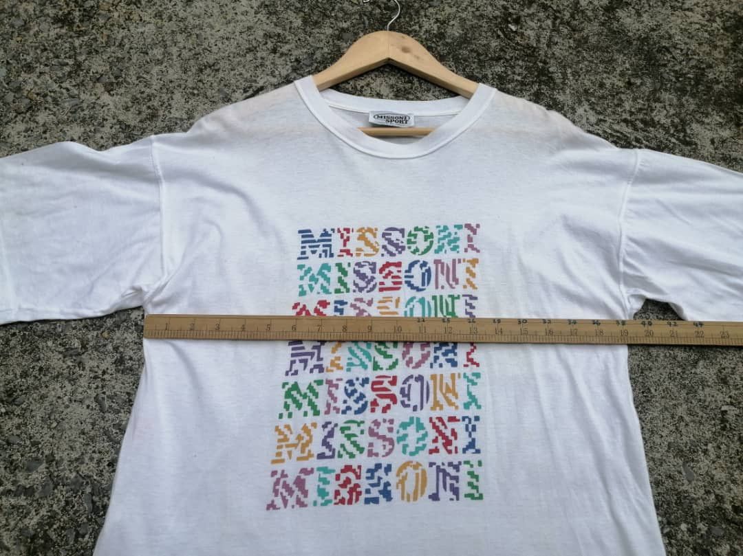 Missoni Missoni Sport Colourful Spellout Tee Size US M / EU 48-50 / 2 - 4 Thumbnail