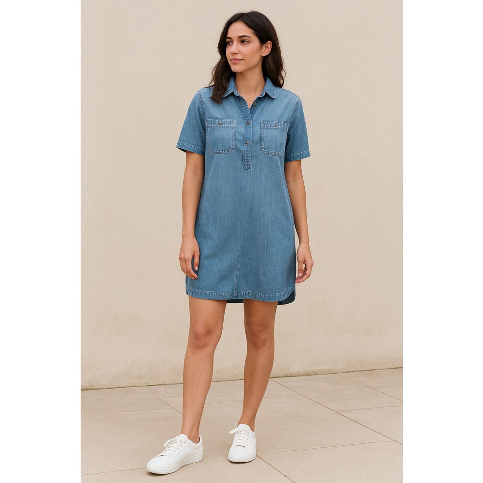 Other Universal Thread Women Medium‎ Wash Denim Jean Dresses M Size M / US 6-8 / IT 42-44 - 1 Thumbnail