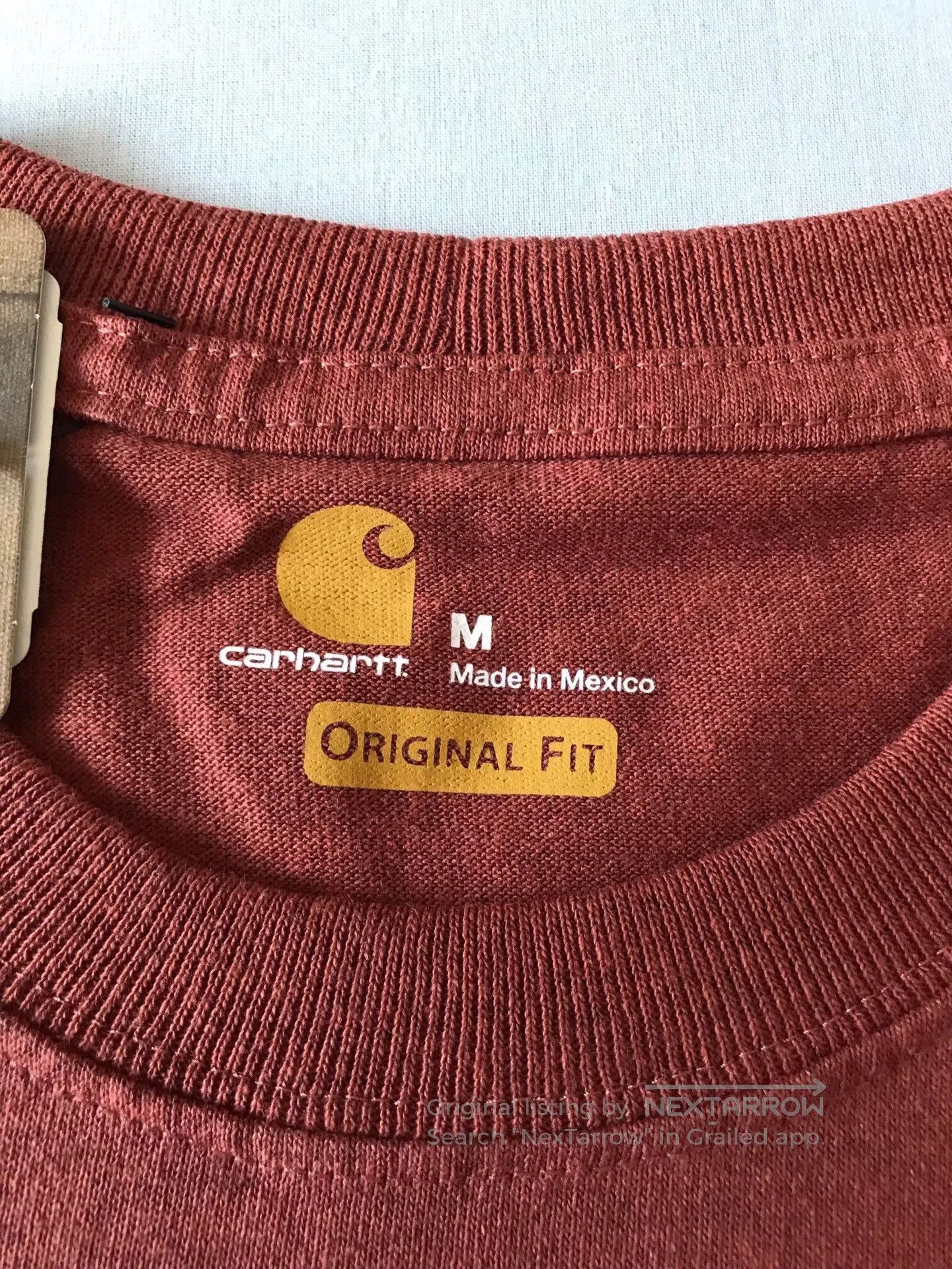 Carhartt Carhartt K126 R01 Barn Red Long Sleeve T. Size US M / EU 48-50 / 2 - 7 Thumbnail
