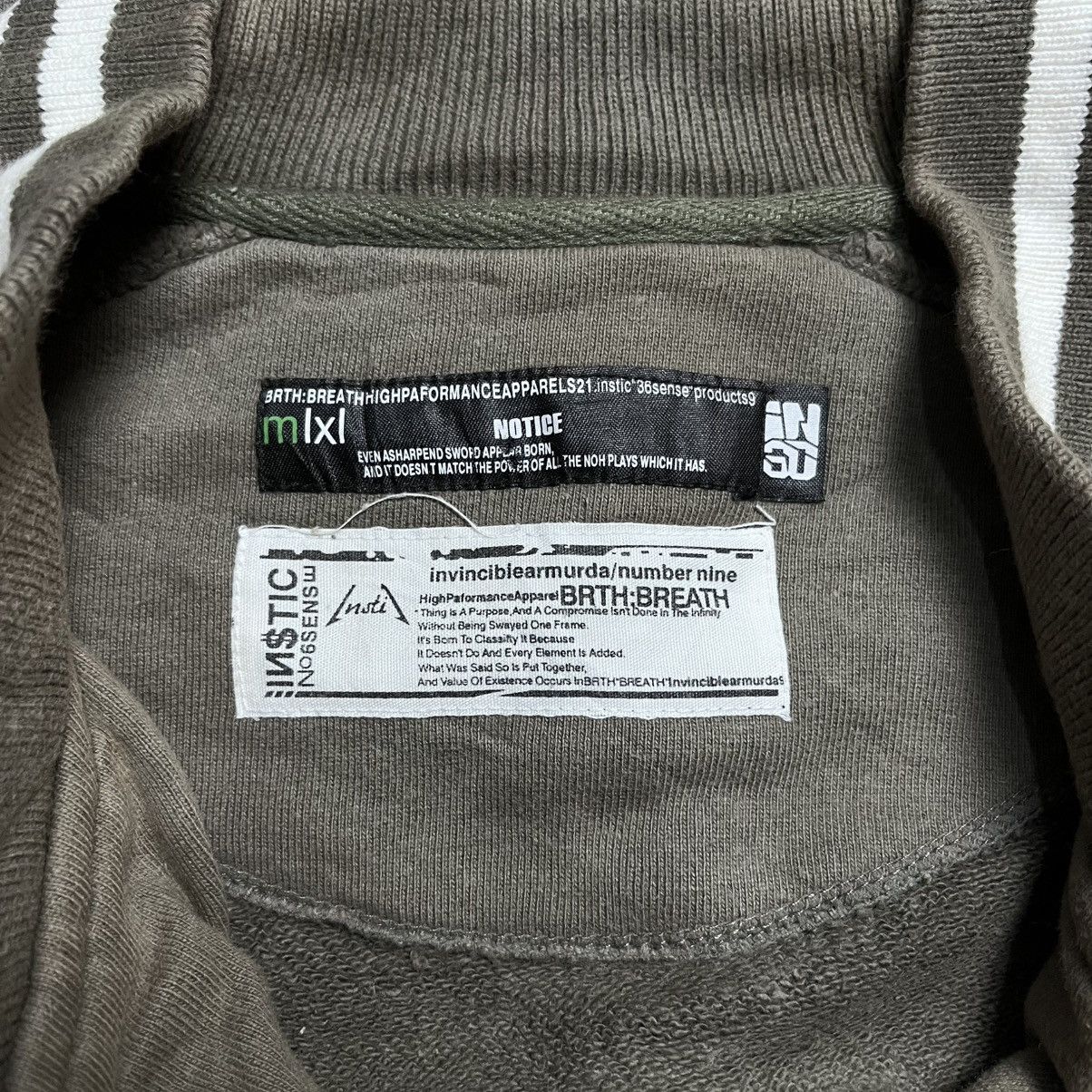 Number (N)ine Instic No9sense Bomber Jacket Size US M / EU 48-50 / 2 - 11 Thumbnail