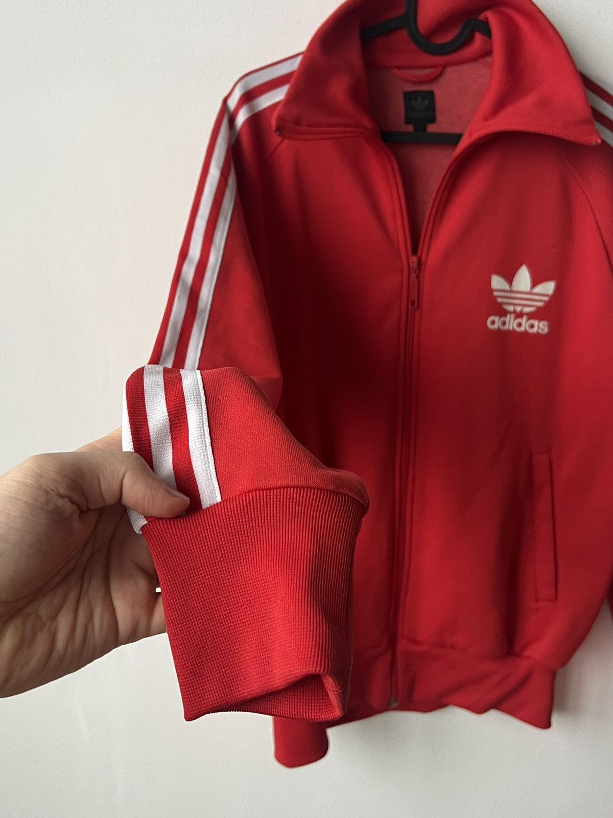 Adidas Adidas Originals Classic Men's Red Full Zip Track Jacket M Size US M / EU 48-50 / 2 - 10 Thumbnail
