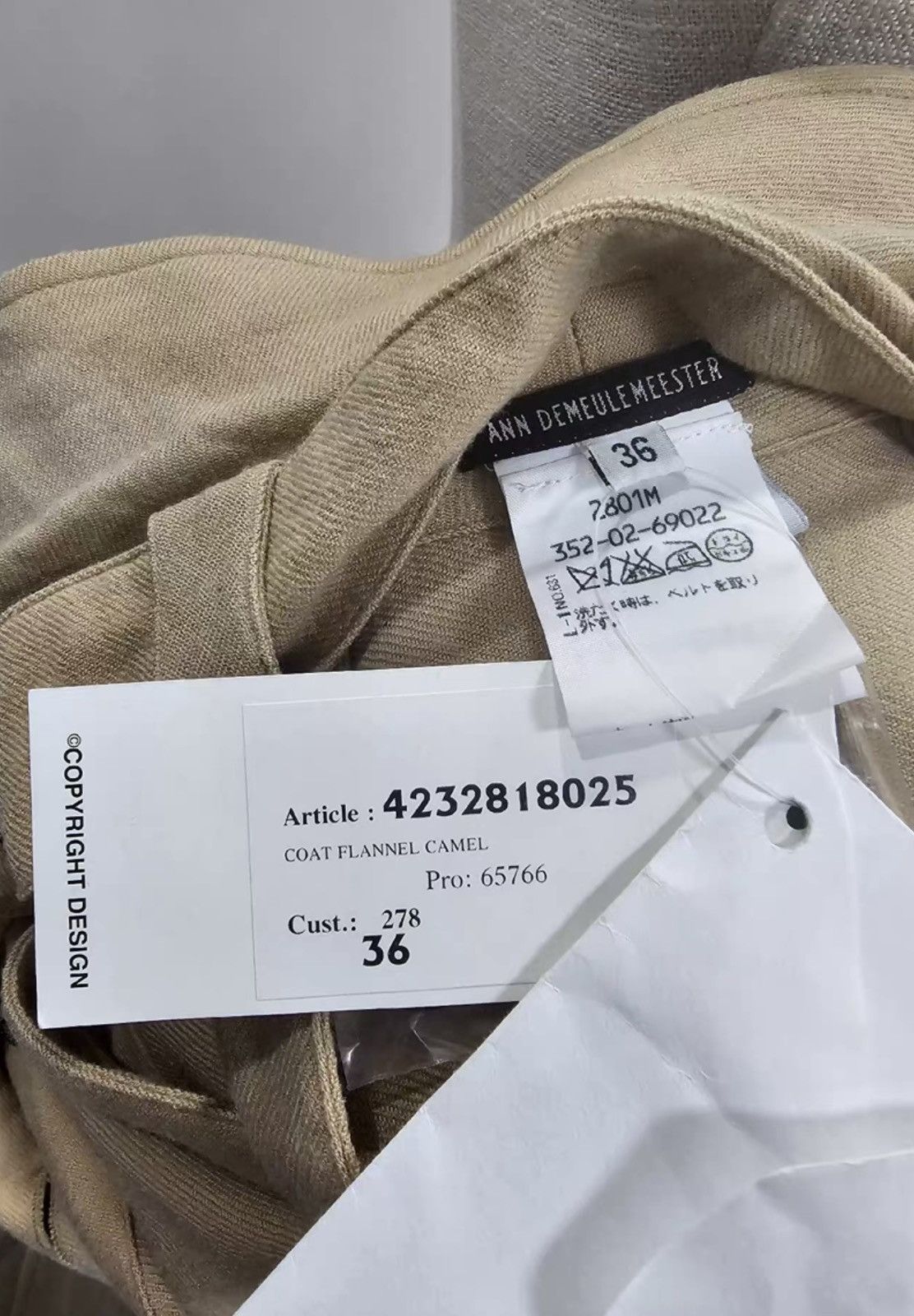 Ann Demeulemeester Ann demeulemeester coat, jacket, windbreaker Size XS / US 0-2 / IT 36-38 - 6 Thumbnail