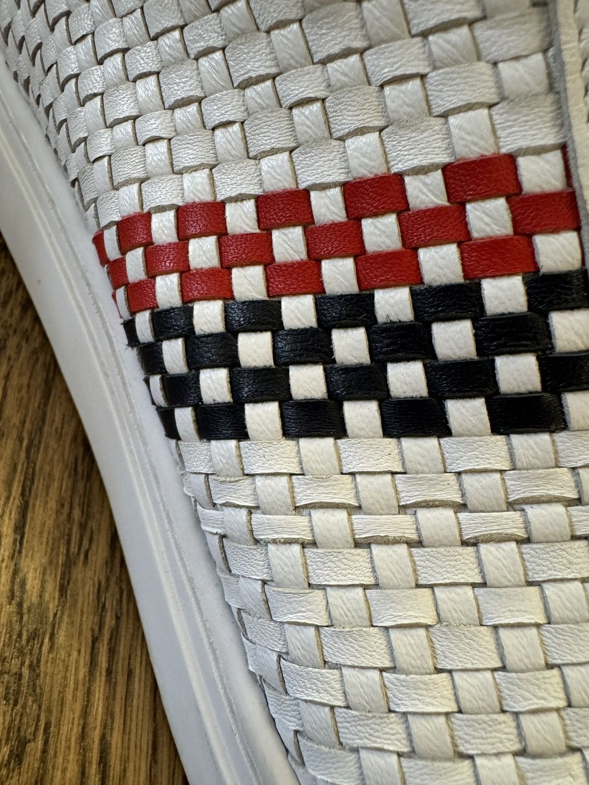 Baldinini Baldinini - Leather Woven Italian Designer Trainers Size US 10 / EU 43 - 7 Thumbnail