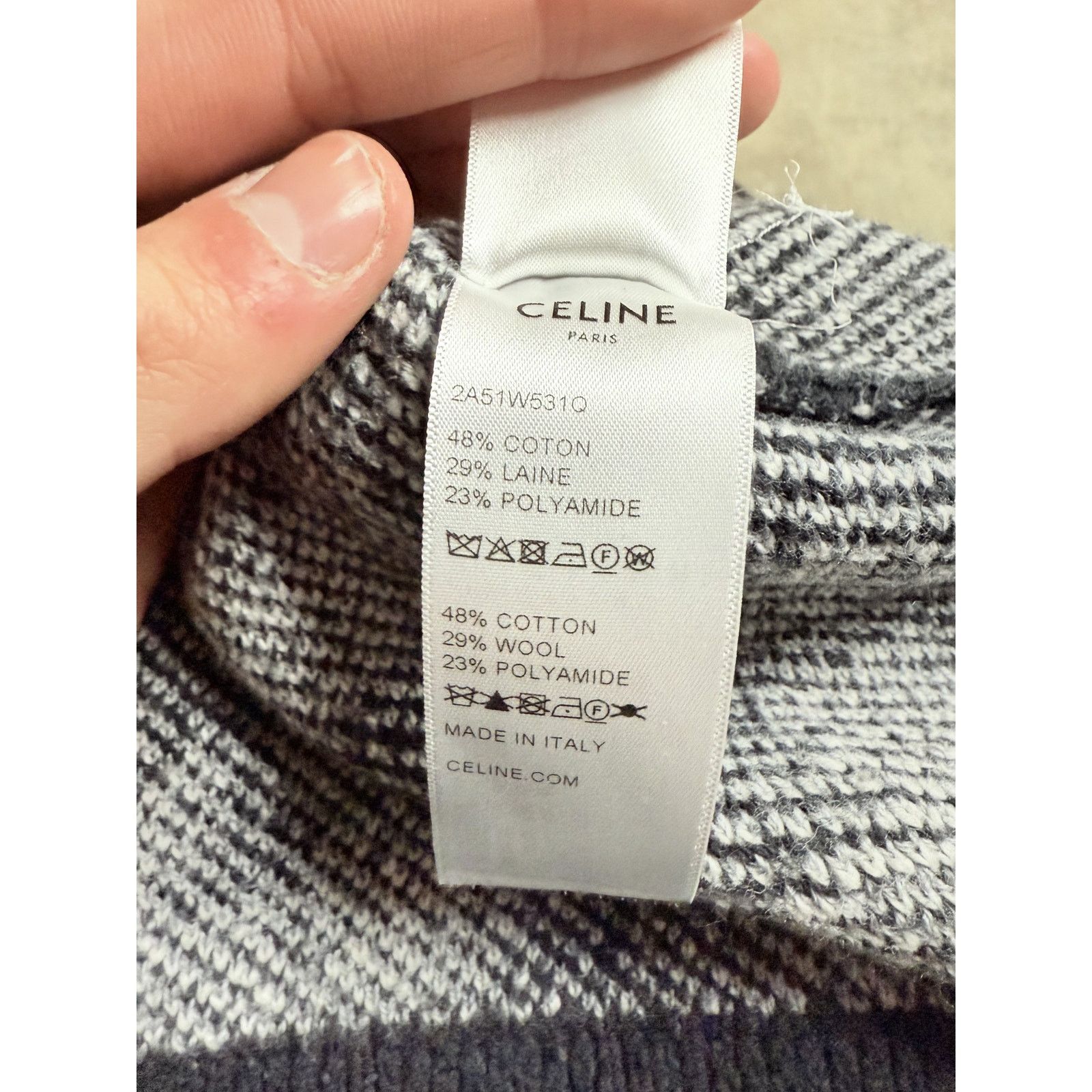 Celine Celine Dog Cardigan Used Small Size US S / EU 44-46 / 1 - 4 Thumbnail