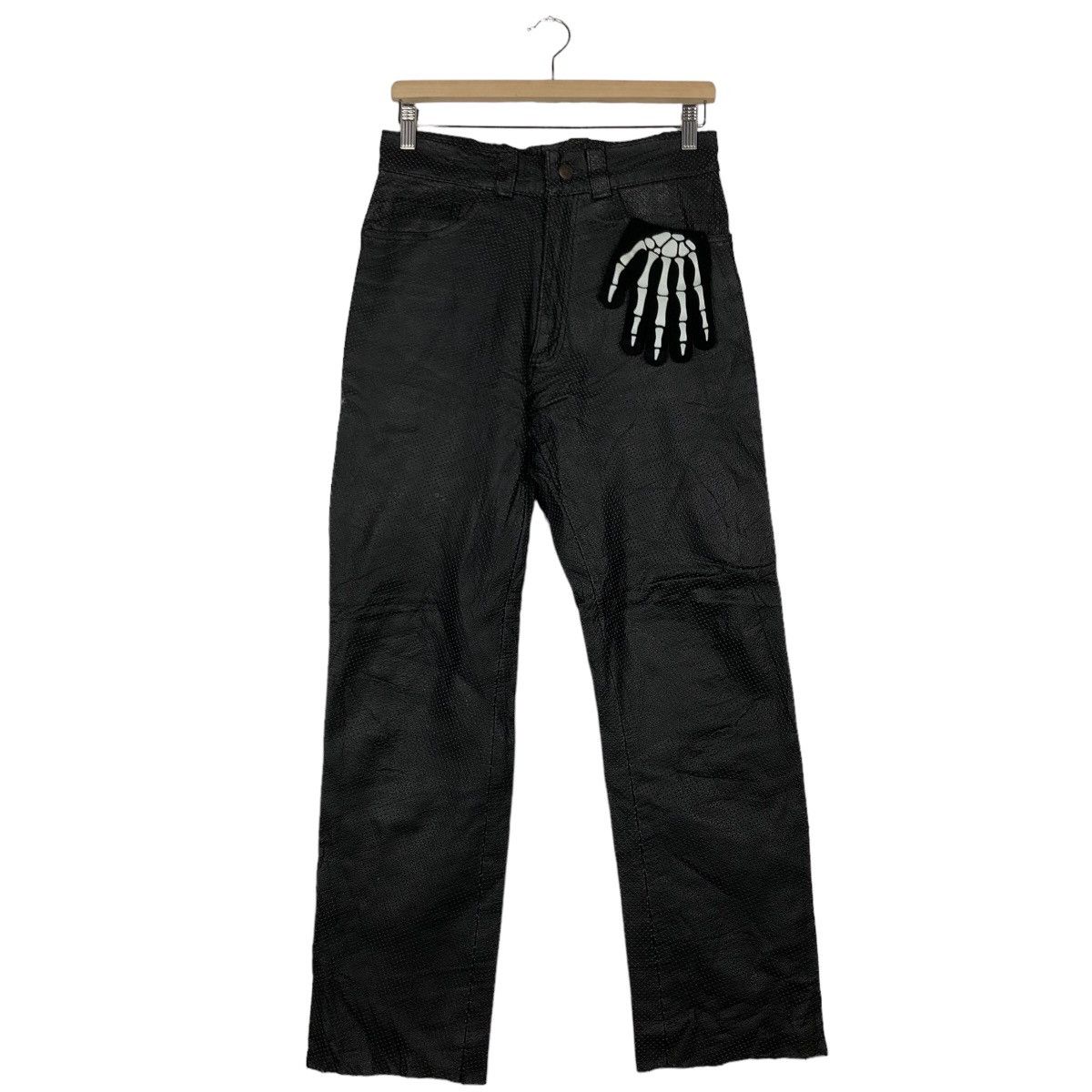 Japanese Brand 🔥Soft Leather Pants Racing Motorcross Wear Japan Size US 30 / EU 46 - 2 Thumbnail