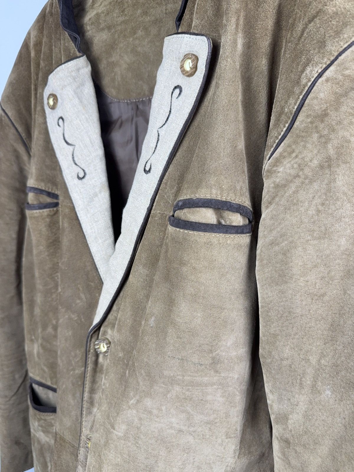 Vintage Vintage 90s Retro Cowboy Western USA XL-XXL Leather Jacket Size US XL / EU 56 / 4 - 8 Thumbnail
