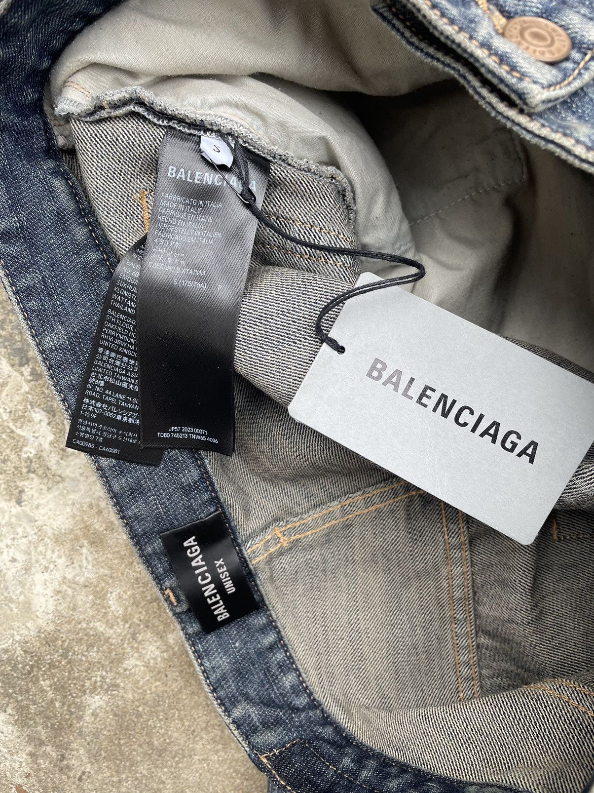 Balenciaga SS23 Baggy Wide Leg Denim Size US 32 / EU 48 - 8 Thumbnail