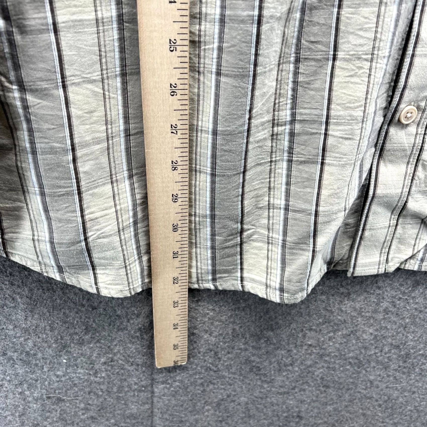 Vintage Columbia Shirt Mens XXL Beige Button-Down Preppy Dress Plaid New Casual Formal Workwear Button-Up Long Sleeve Men’s Regular Fit 52in Chest Vintage? No Size 48R - 4 Thumbnail