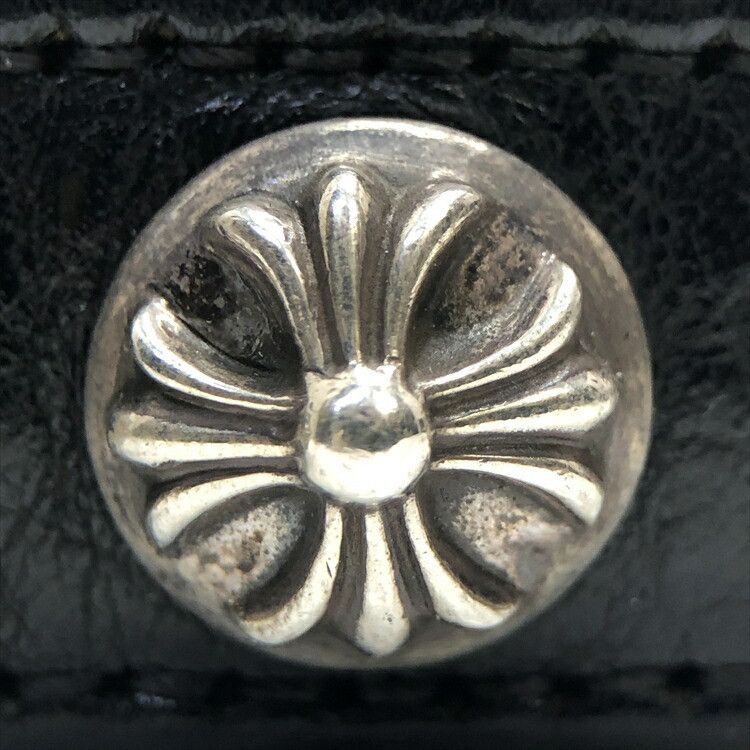 Chrome Hearts CHROME HEARTS 3BTN 2SNP LEATHER BRACELET bangle Size ONE SIZE - 4 Thumbnail