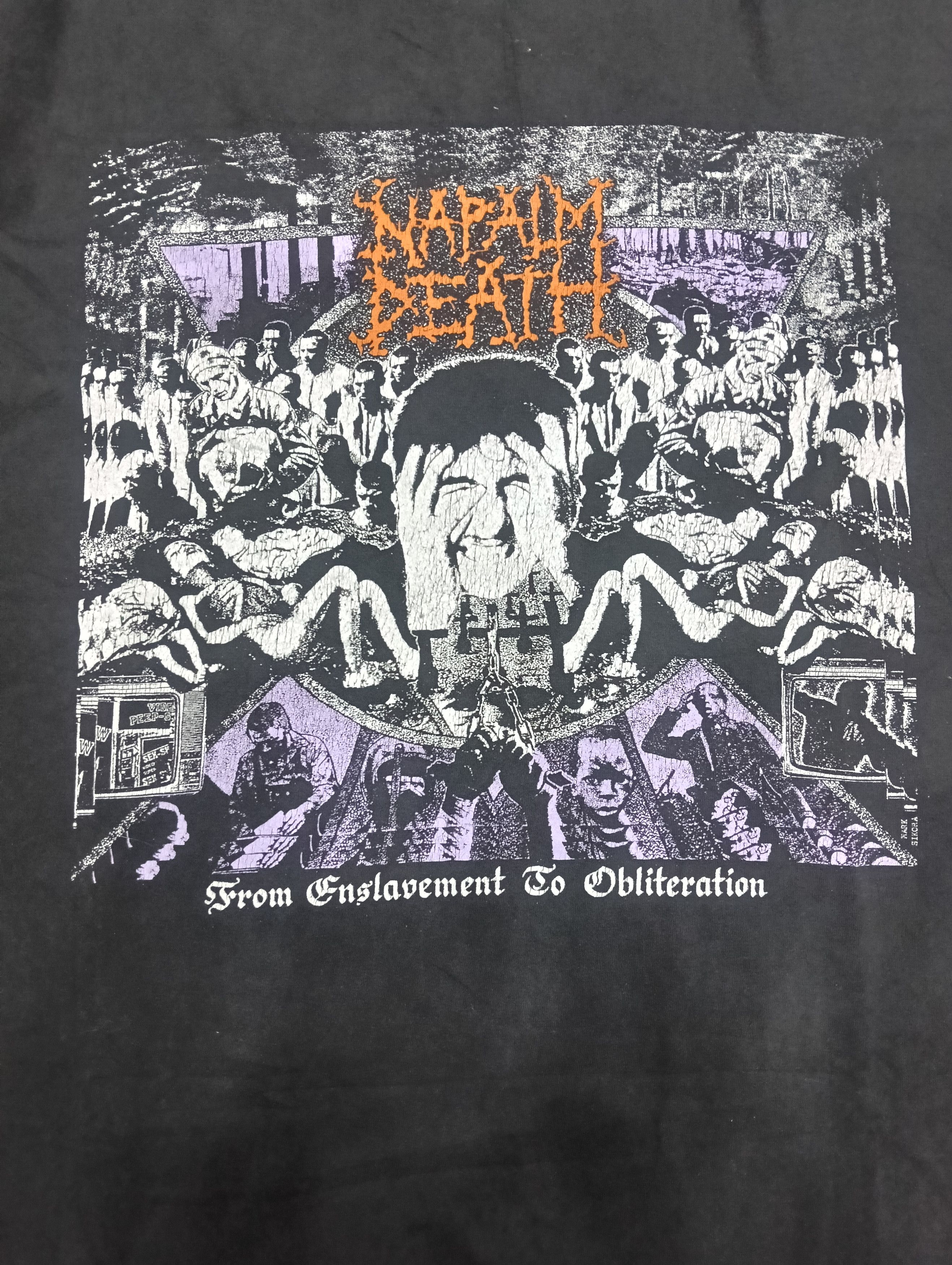 Band Tees Napalm Death British Grindcore Band Size US XL / EU 56 / 4 - 1 Thumbnail