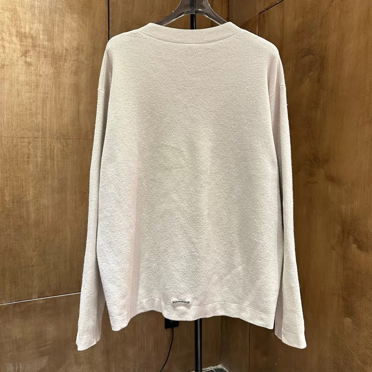 Chrome Hearts Chrome Hearts Beige Sword Embroidery Cashmere Sweater XL Size US XL / EU 56 / 4 - 6 Thumbnail