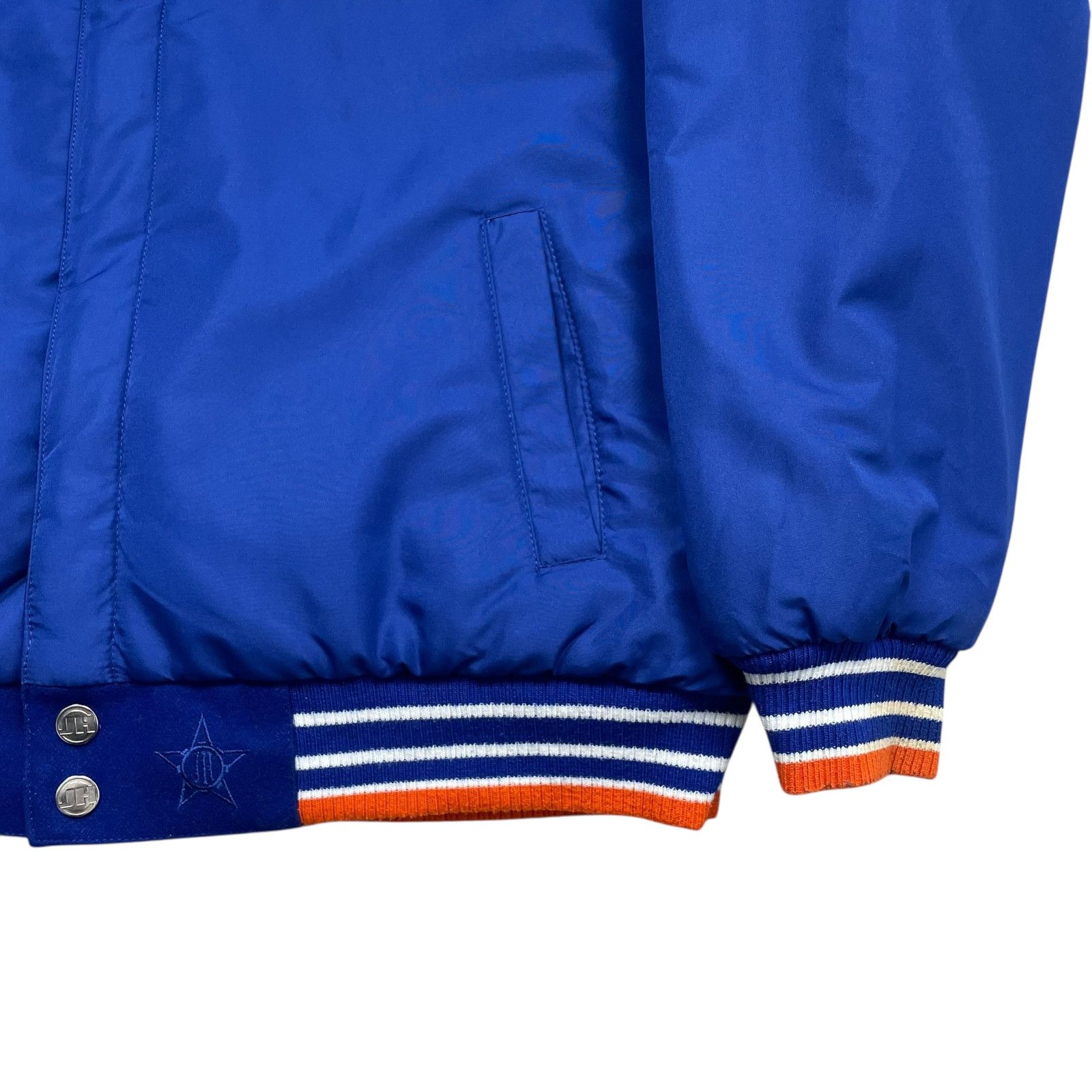 MLB VTG 00s NEW YORK METS JH DESIGN REVERSIBLE VARSITY JACKET XL Size US XL / EU 56 / 4 - 8 Thumbnail