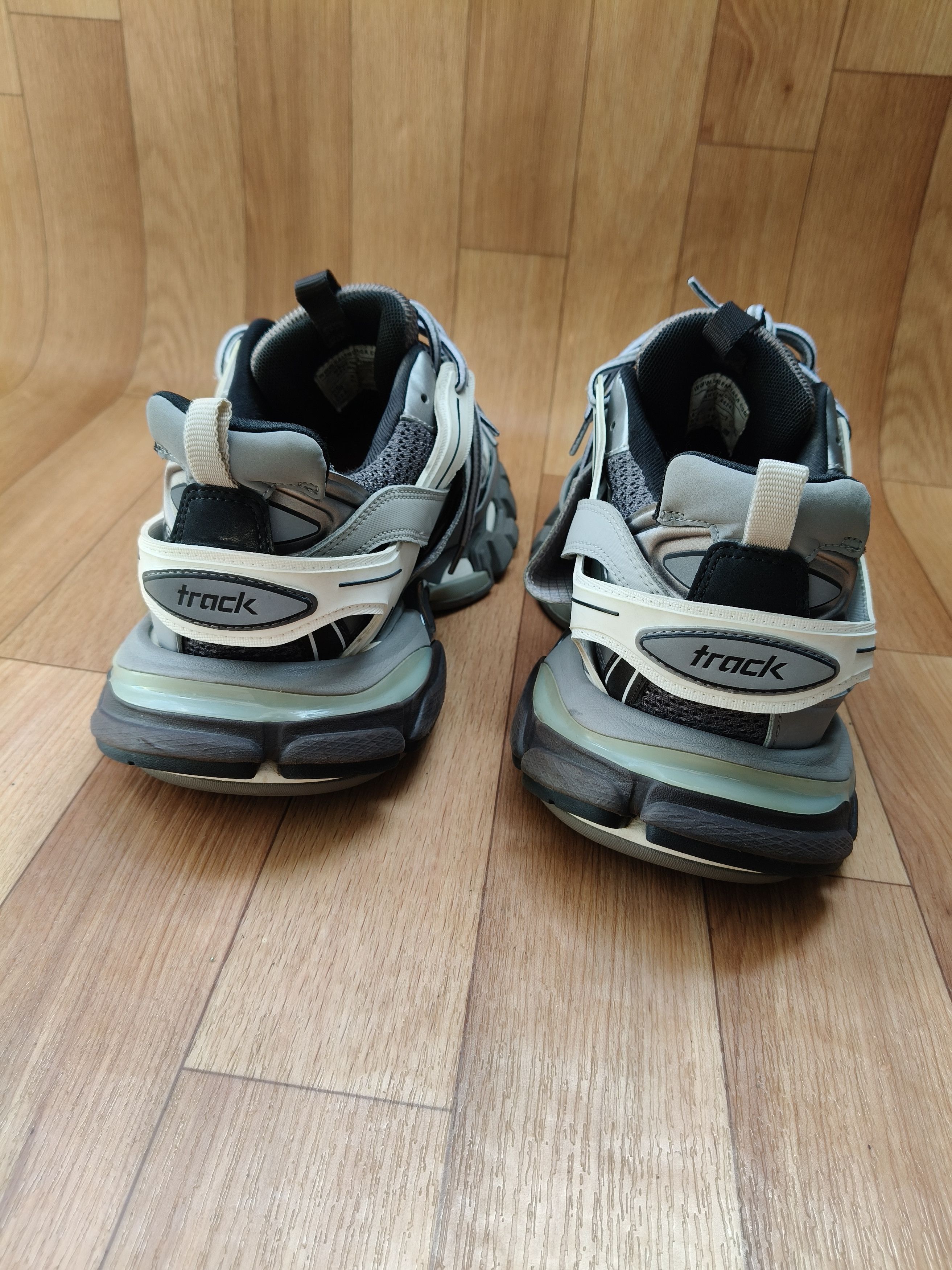 Balenciaga 💥BALENCIAGA TRACK BLACK / GREY SNEAKERS Size US 8 / EU 41 - 12 Thumbnail