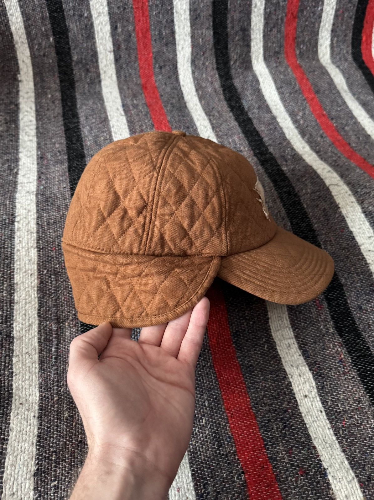 Carhartt Vintage 09’s Carhartt 2006 y2k Brown Winter Workwear Hat Size ONE SIZE - 5 Thumbnail