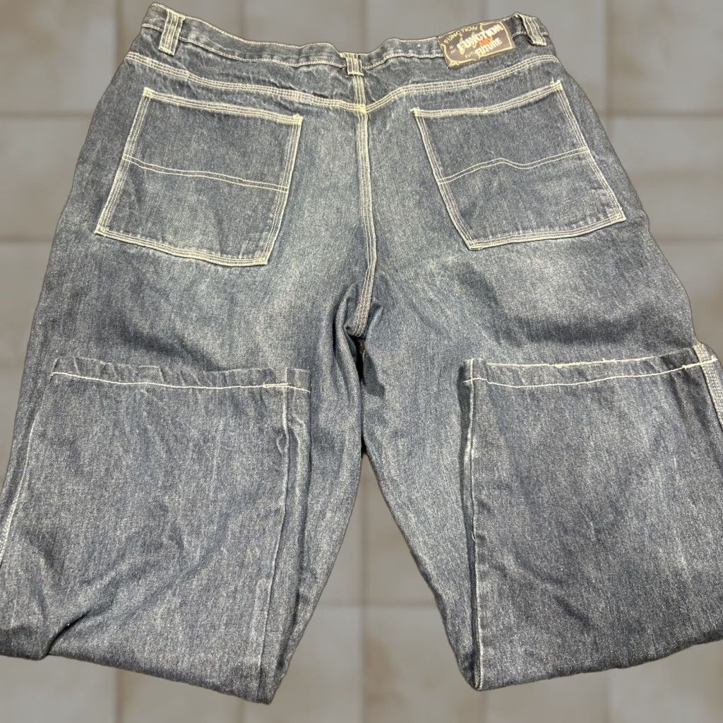 Vintage VINTAGE Function And Future Denim Jeans Skaters Denim 42x34 Men Baggy Blue Size US 42 / EU 58 - 1 Thumbnail