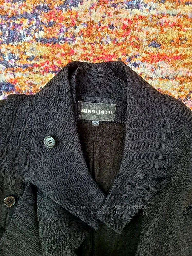 Ann Demeulemeester Ann Demeulemeester Men's Deconstructed Coat. Size XXS / US 00 / IT 34 - 8 Thumbnail