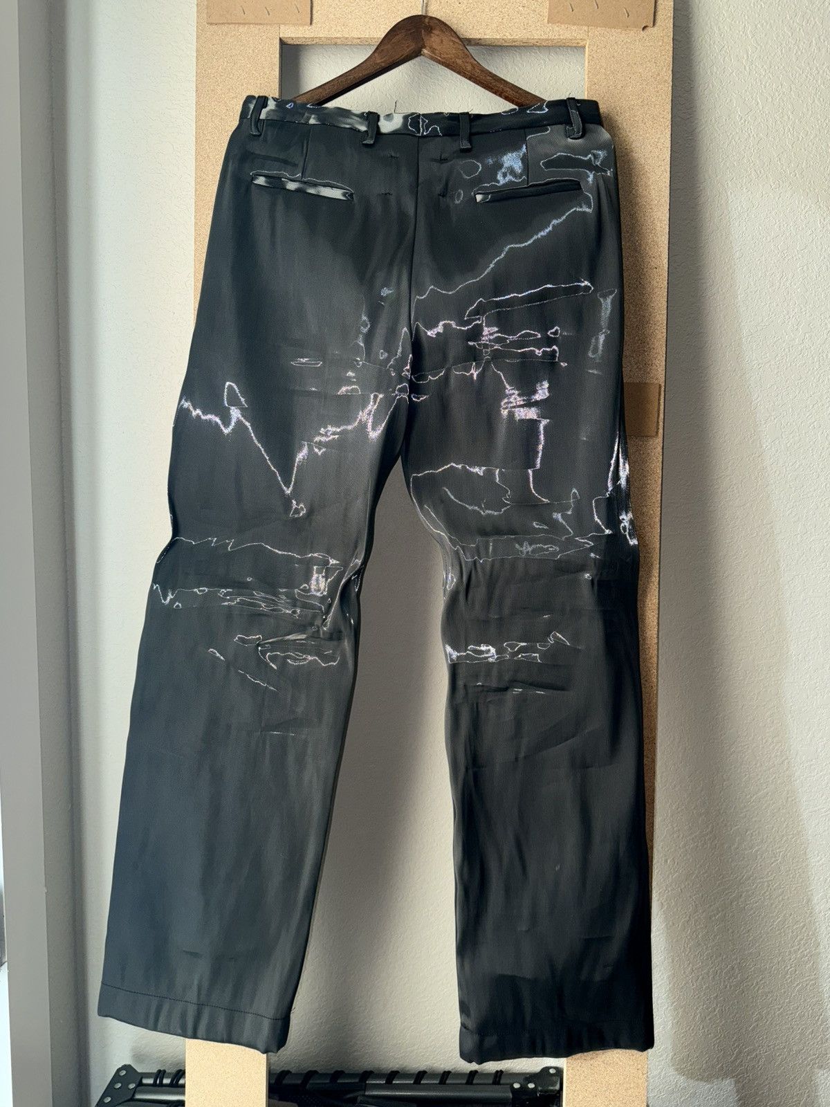 Heliot Emil Liquid Metal Grey Trousers Size US 31 - 2 Thumbnail