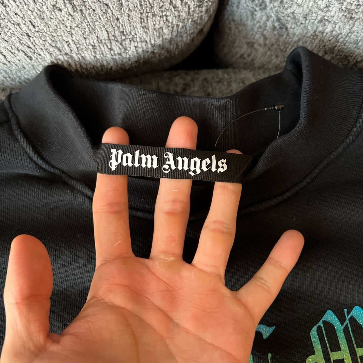 Palm Angels Palm angels gothic logo sweatshirts Size US L / EU 52-54 / 3 - 2 Thumbnail