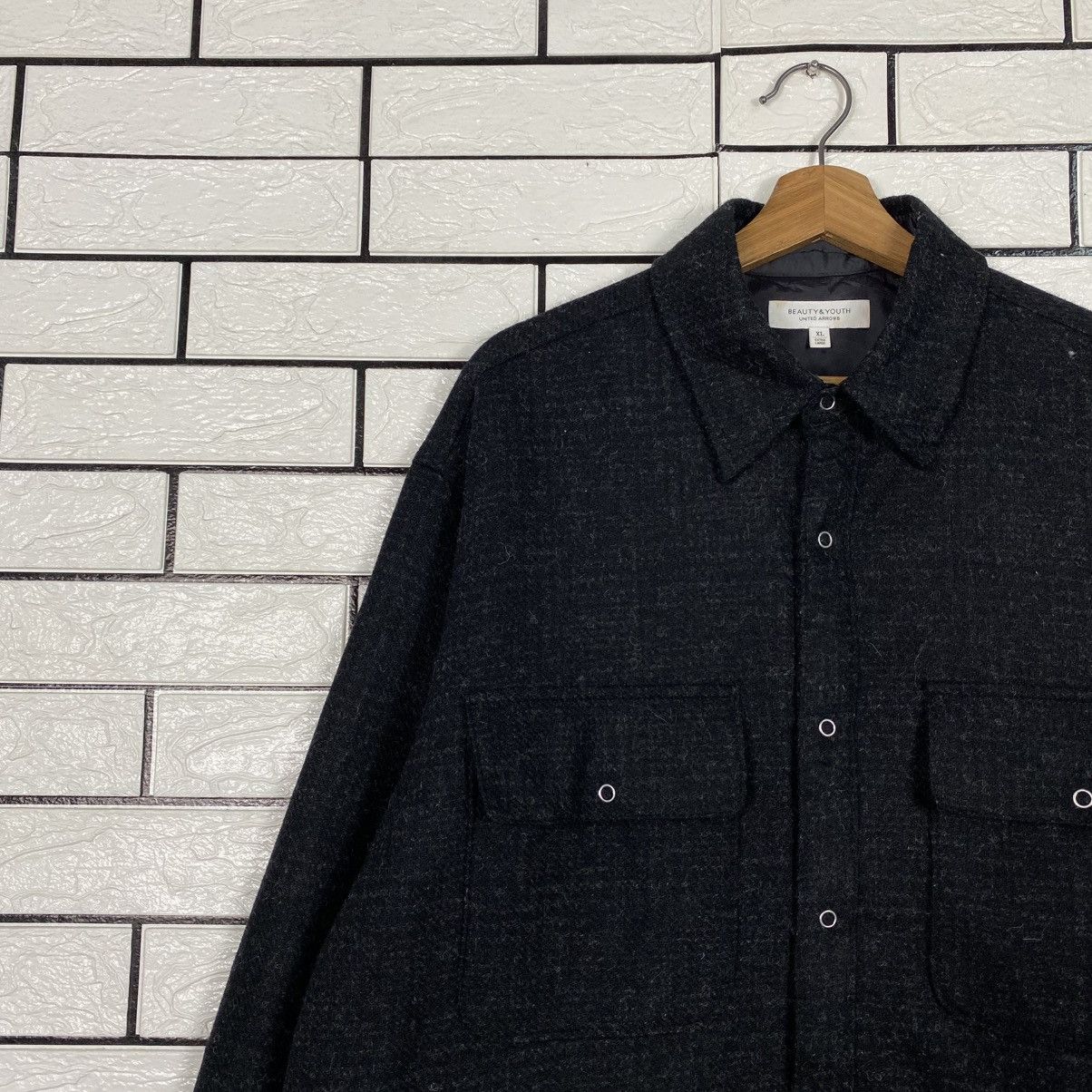 Japanese Brand Beauty & Youth United Arrow Wool Chore Jacket Issey Miyake Size US XL / EU 56 / 4 - 8 Thumbnail