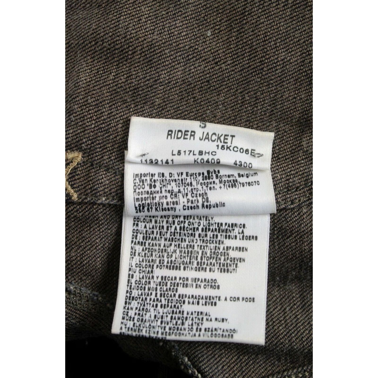 Lee LEE Rider Jacket Women Small Stretch Denim Solid Dark Blue Stitched Jacket Size S / US 4 / IT 40 - 6 Thumbnail