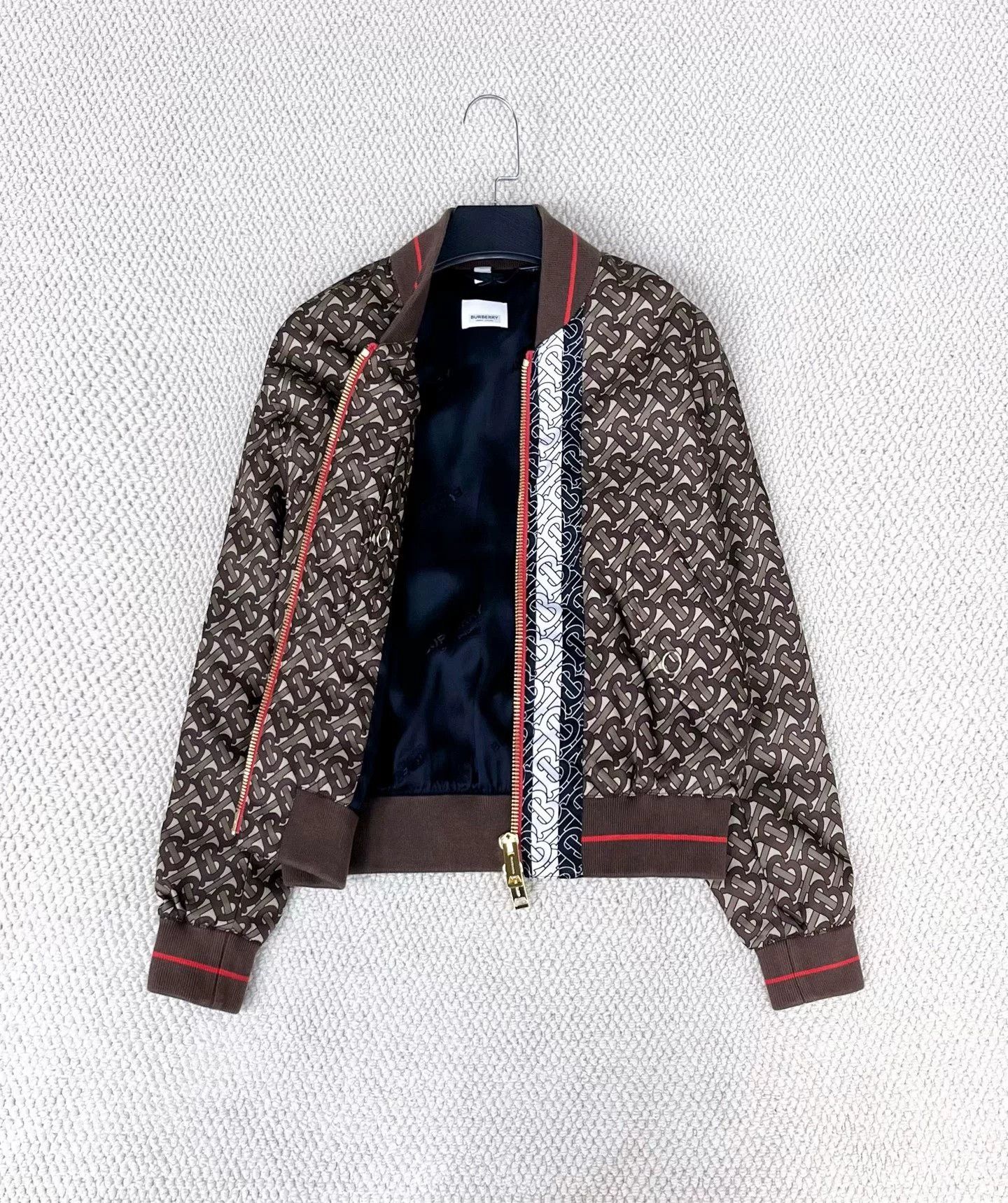 Burberry Burberry TB Monogram Striped Jacket Size US M / EU 48-50 / 2 - 4 Thumbnail