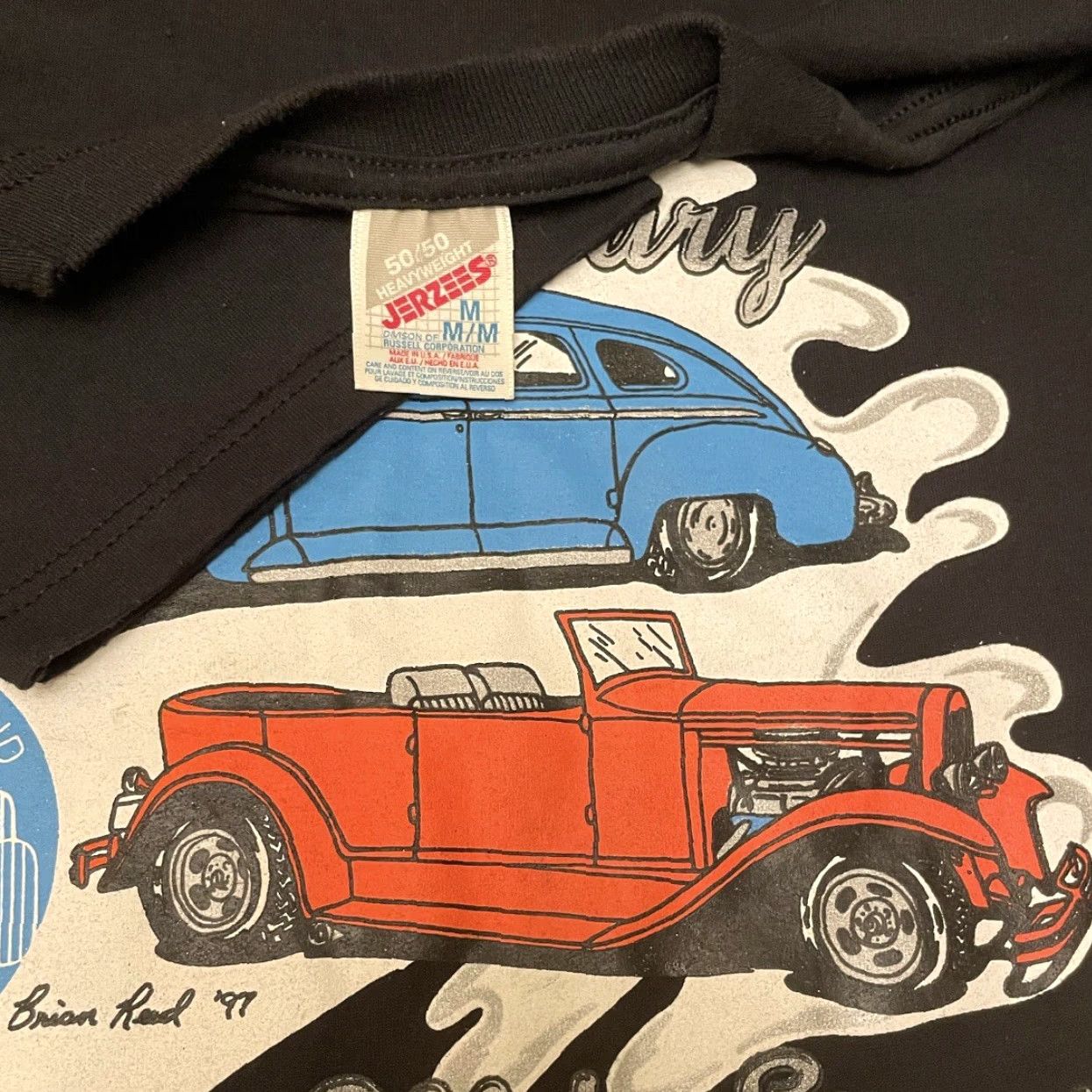 Vintage VINTAGE 90s Street Rod Hot Rod Car Racing Maryland 1997 Shirt Size M Black Mens Size US M / EU 48-50 / 2 - 2 Thumbnail