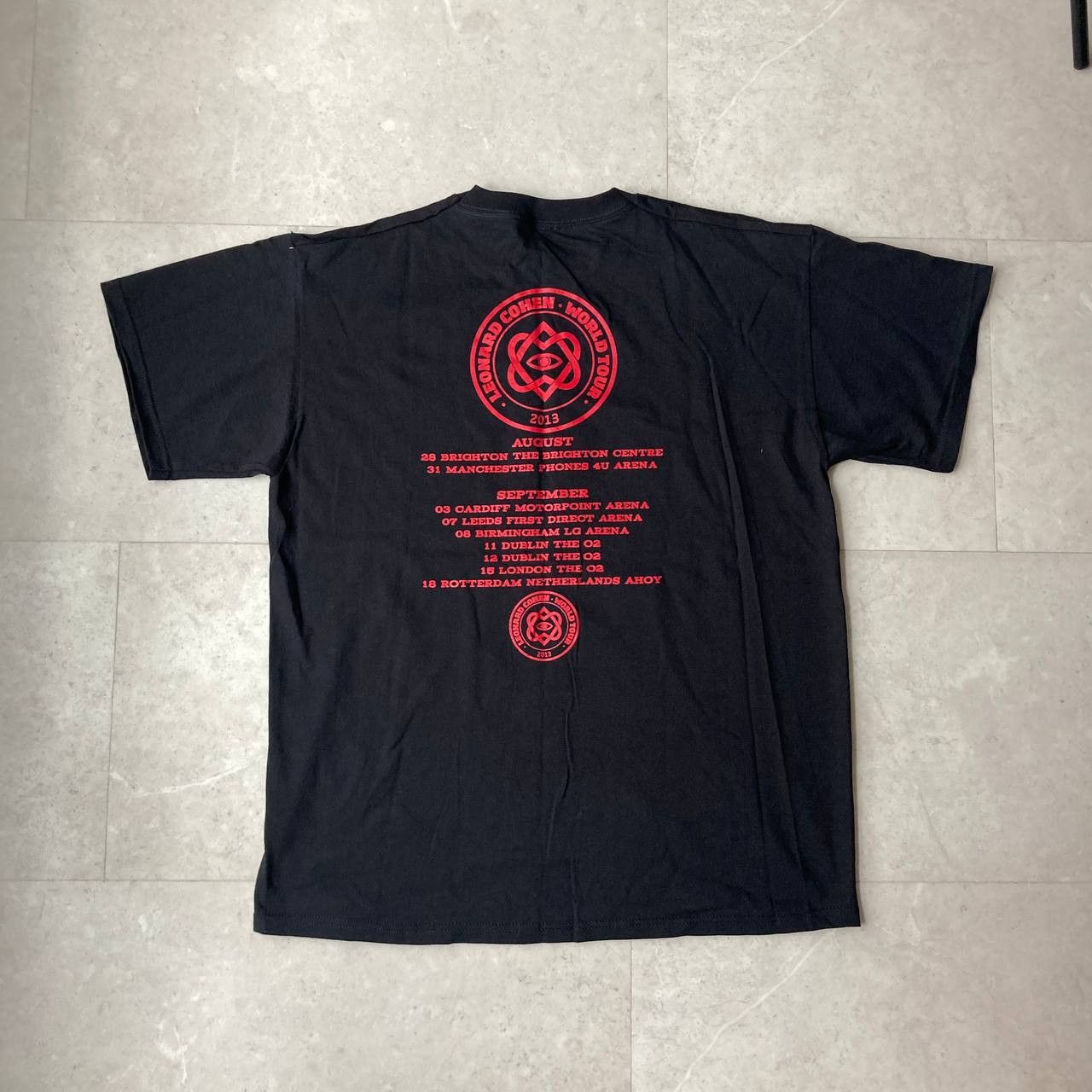 Band Tees Vintage Leonard Cohen Folk Blues Rock Band World Tour Tee Size US XL / EU 56 / 4 - 2 Thumbnail