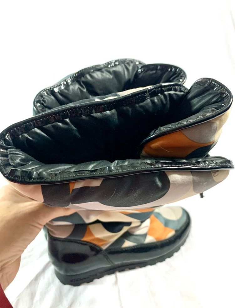 Coach NEW Coach Optic Art Jolt Puffer Snow Boots, Q387 Size US 5 / IT 35 - 8 Thumbnail