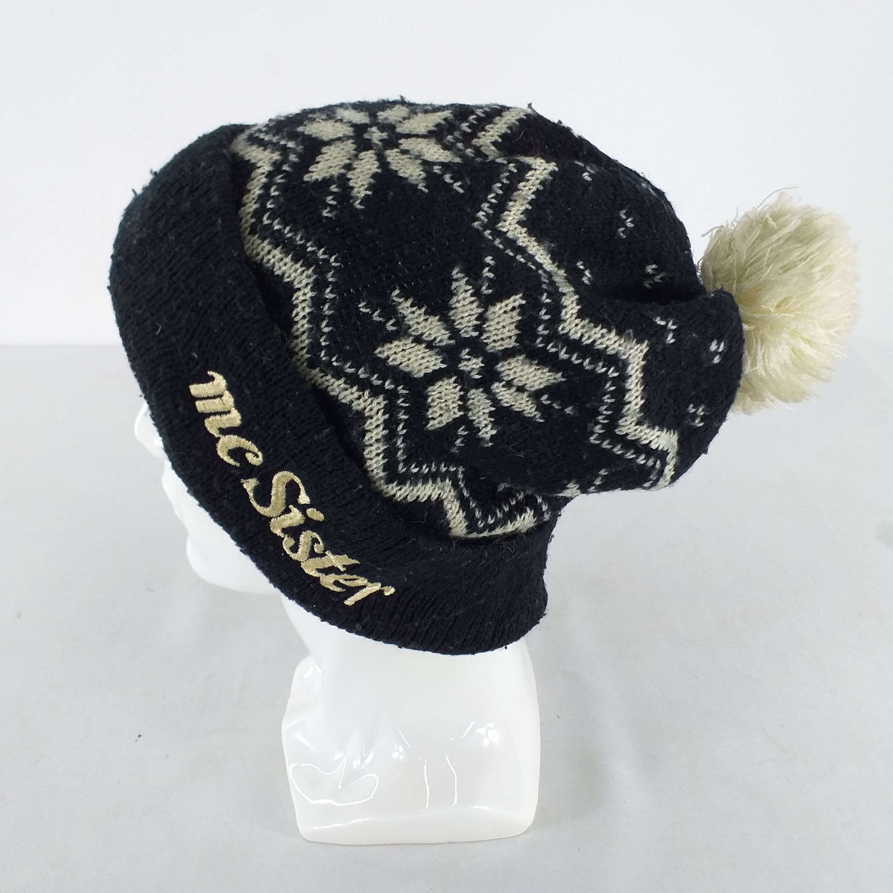 Japanese Brand Geometrical Design Snow Cap Hat Beanie -BN410 Size ONE SIZE - 1 Thumbnail