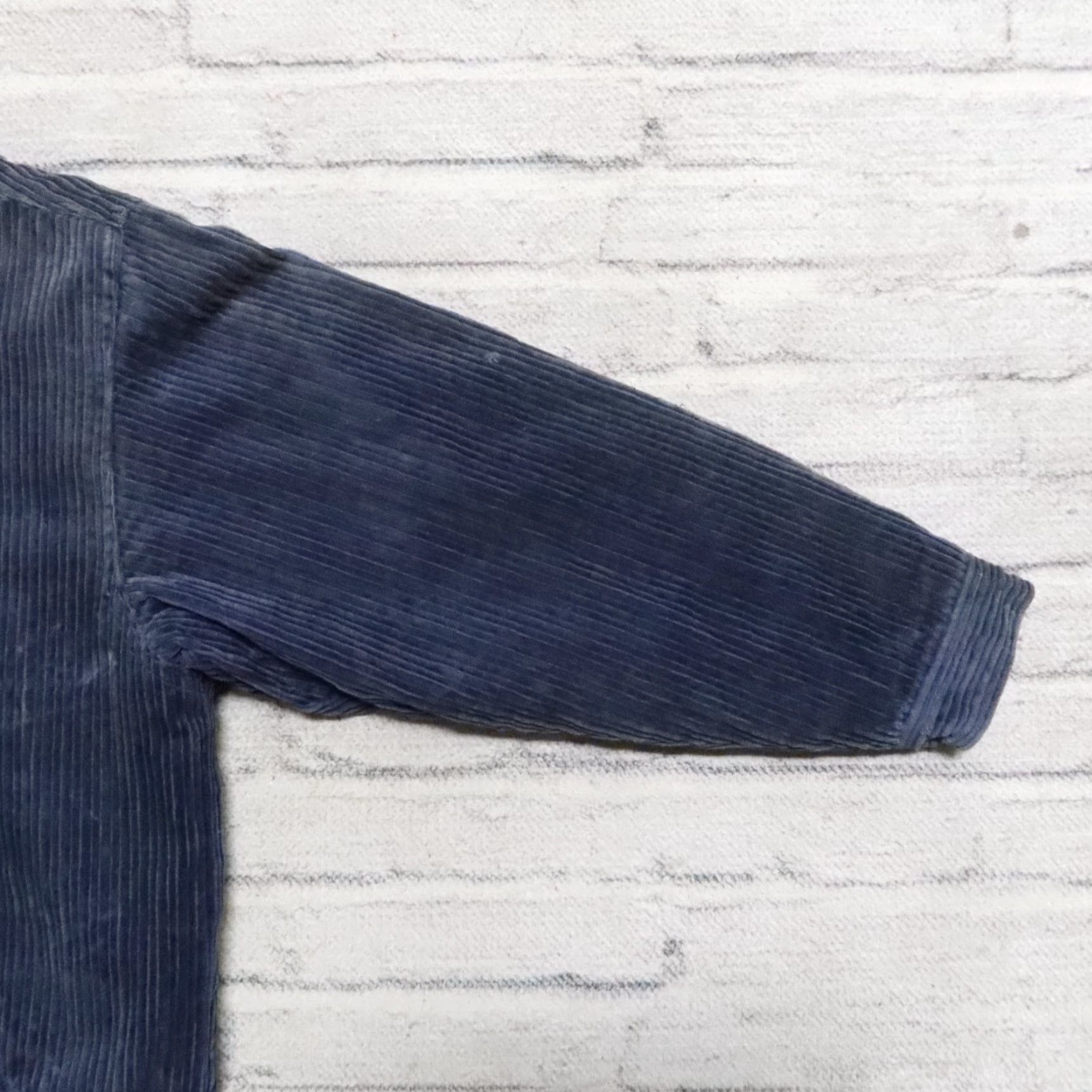 Vintage Vintage Protest Corduroy Jacket Navy Blue L Mens Jacket Size US L / EU 52-54 / 3 - 3 Thumbnail
