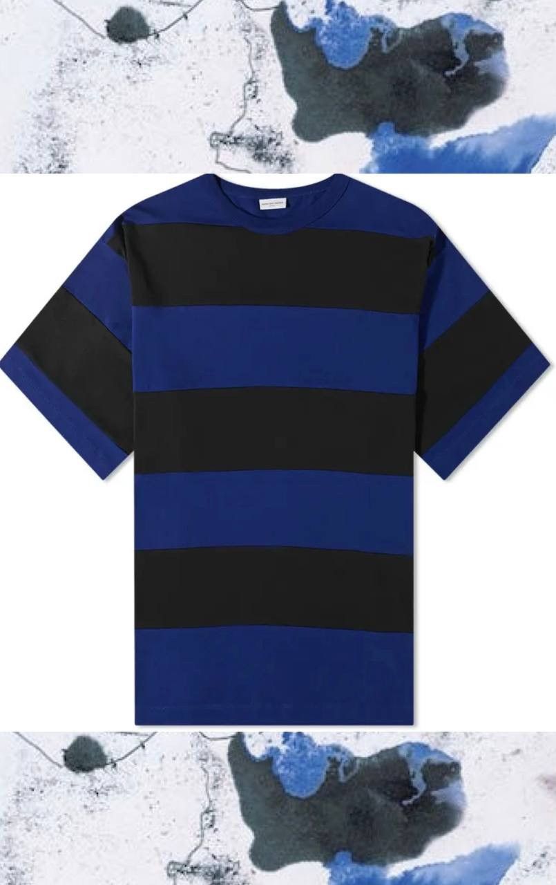 Black & Blue Striped T-Shirt