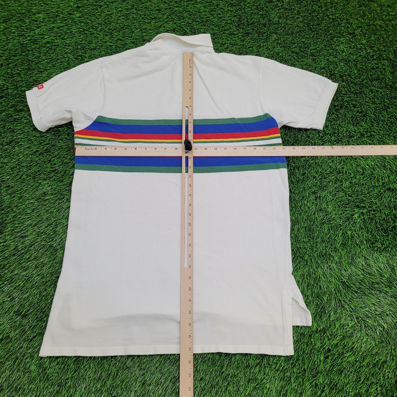 Ralph Lauren Vintage Ralph-Lauren Rainbow Polo Shirt Large 21x31 USA Made Size US L / EU 52-54 / 3 - 3 Thumbnail