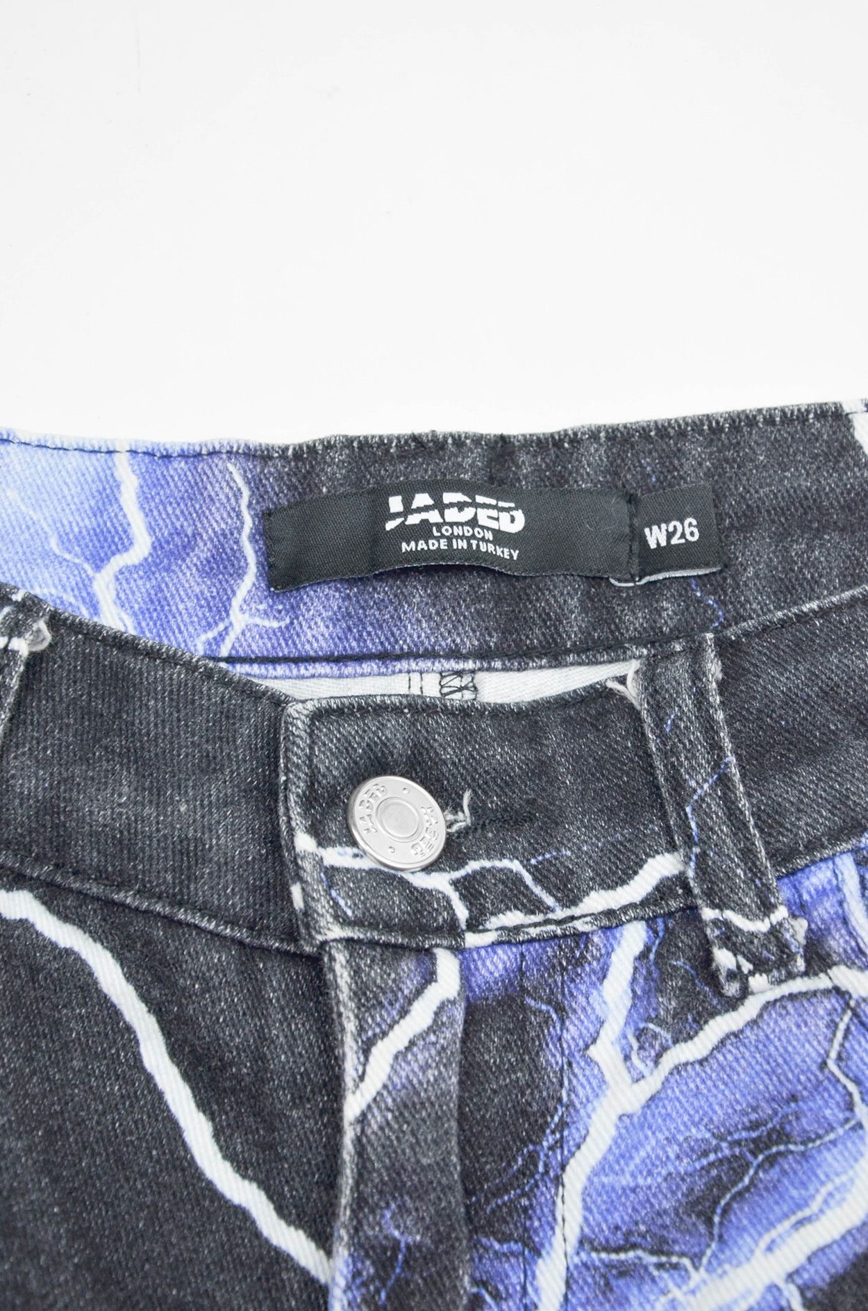 Jaded London Jaded London Lightning Boyfriend Jeans – W26 Size 26" / US 2 / IT 38 - 6 Thumbnail