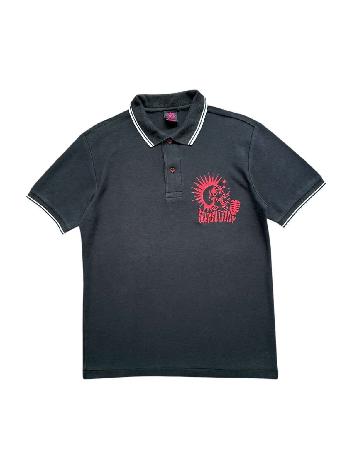 Mari's Rock 00's Selfish Land Harajuku punk polo tee Size US M / EU 48-50 / 2 - 1 Thumbnail