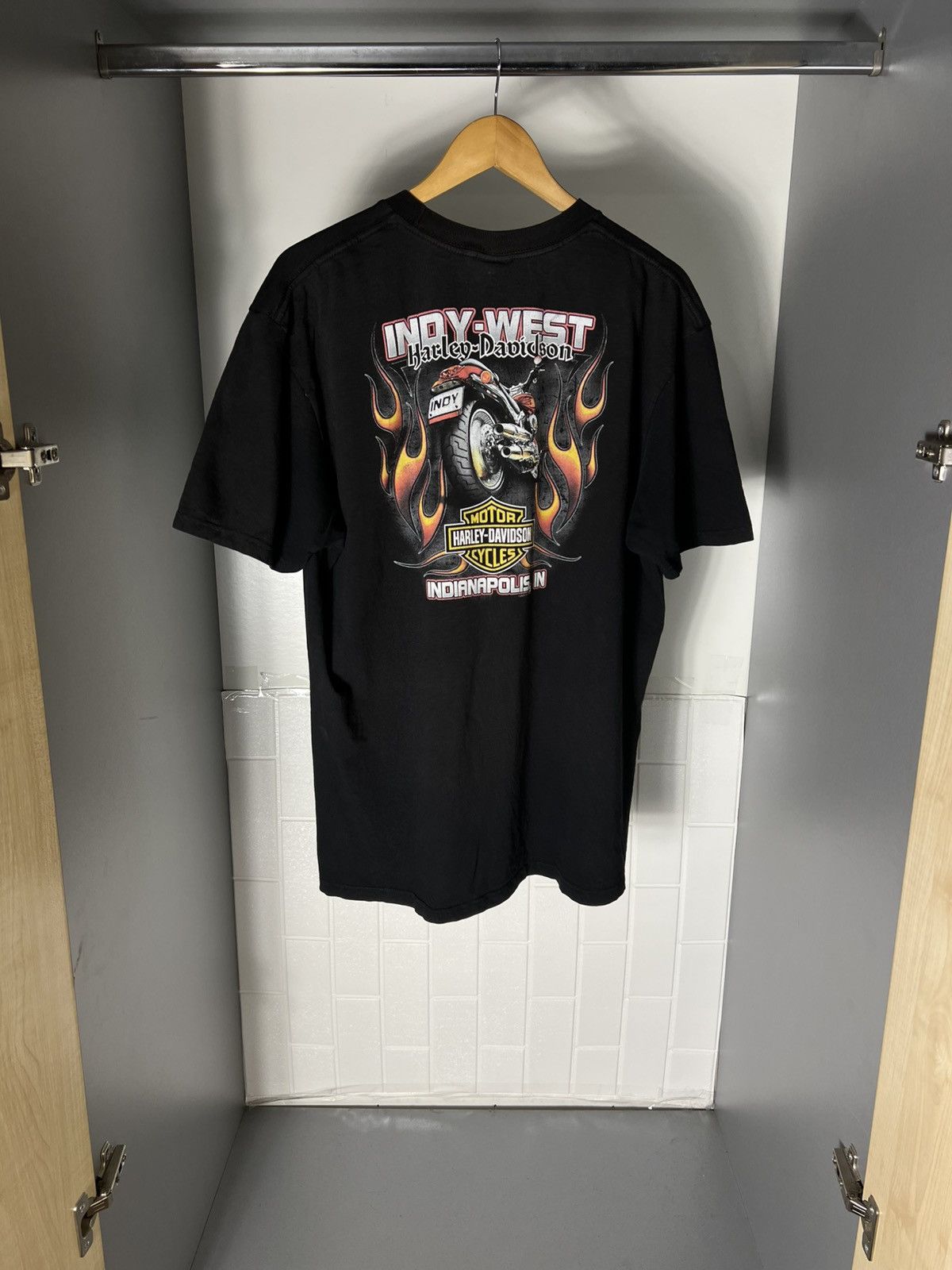 Harley Davidson VINTAGE HARLEY DAVIDSON MOTORCYCLE RETRO T-SHIRT BIKE 90s Size US L / EU 52-54 / 3 - 13 Thumbnail