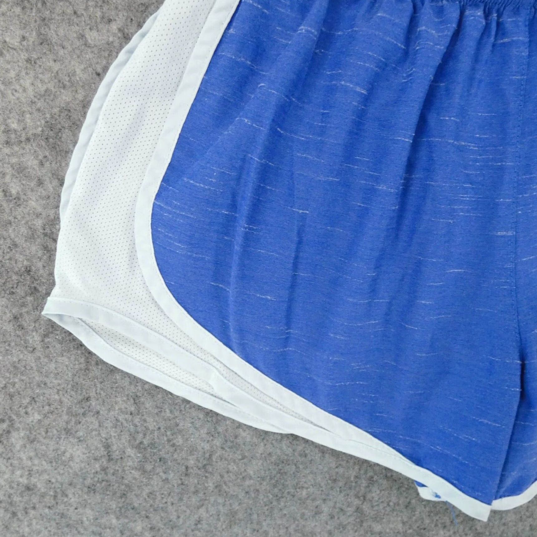 Nike Nike Shorts Womens Medium Blue White Lined Elastic Waist Running Dri-Fit Size 26" / US 2 / IT 38 - 3 Thumbnail