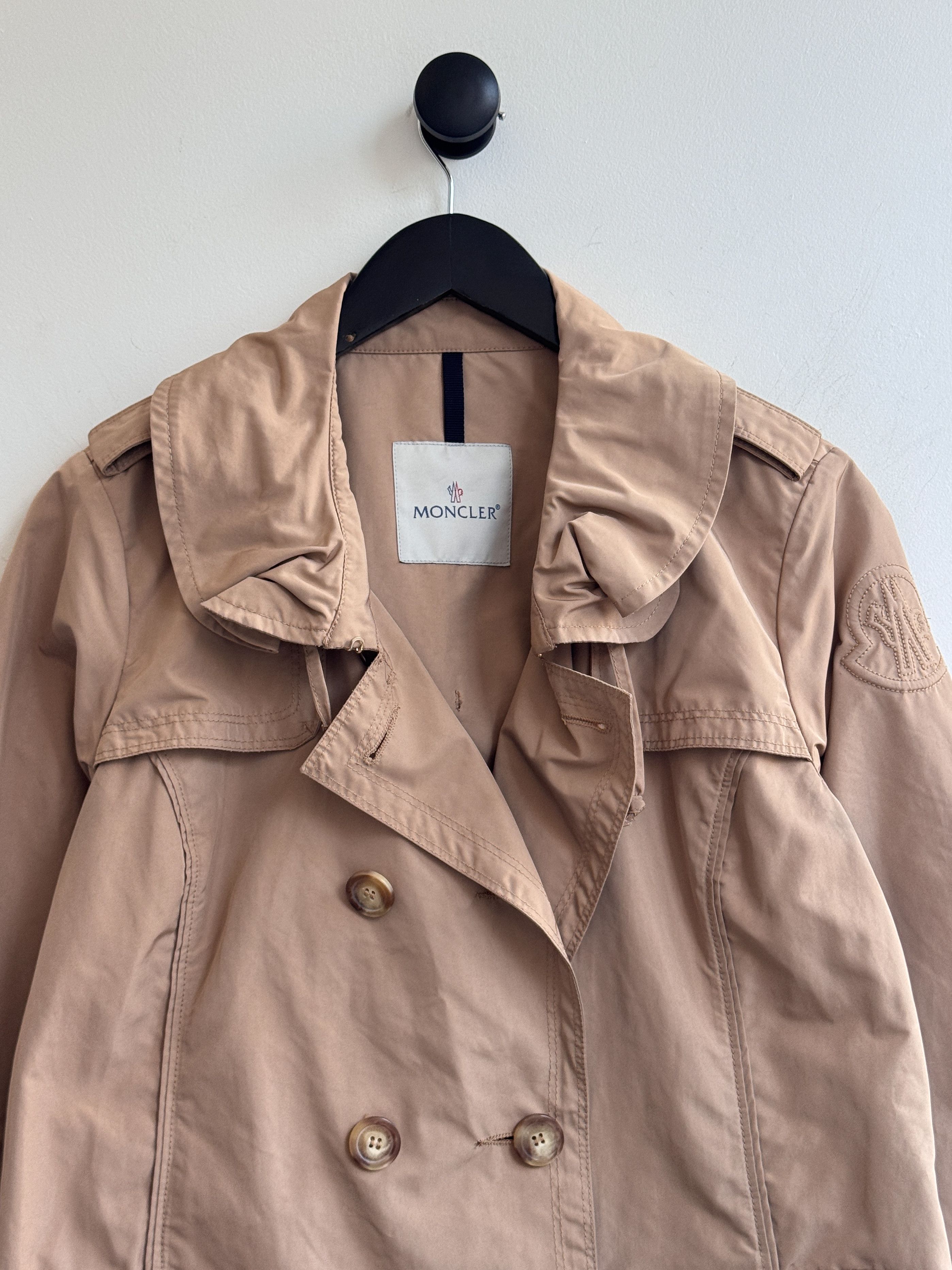 Moncler Moncler Light Trench Coat Jacket Size XS / US 0-2 / IT 36-38 - 4 Thumbnail