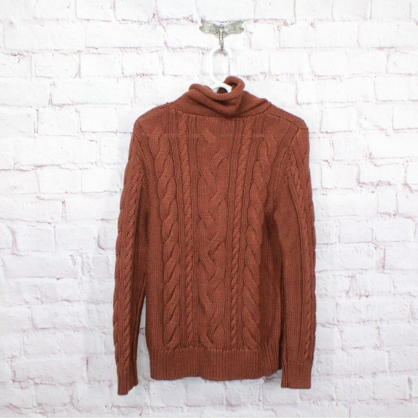 L.L. Bean LL Bean Women's Double L Mixed Cable Sweater Funnelneck Size S / US 4 / IT 40 - 6 Thumbnail