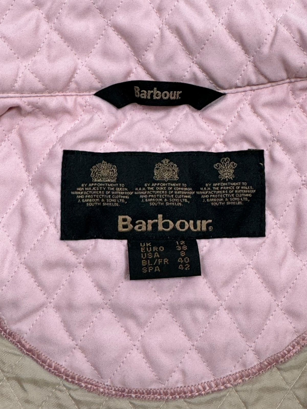 Barbour Barbour Fulborn Quilted Lightweight Jacket Pink size UK12 Size M / US 6-8 / IT 42-44 - 20 Thumbnail