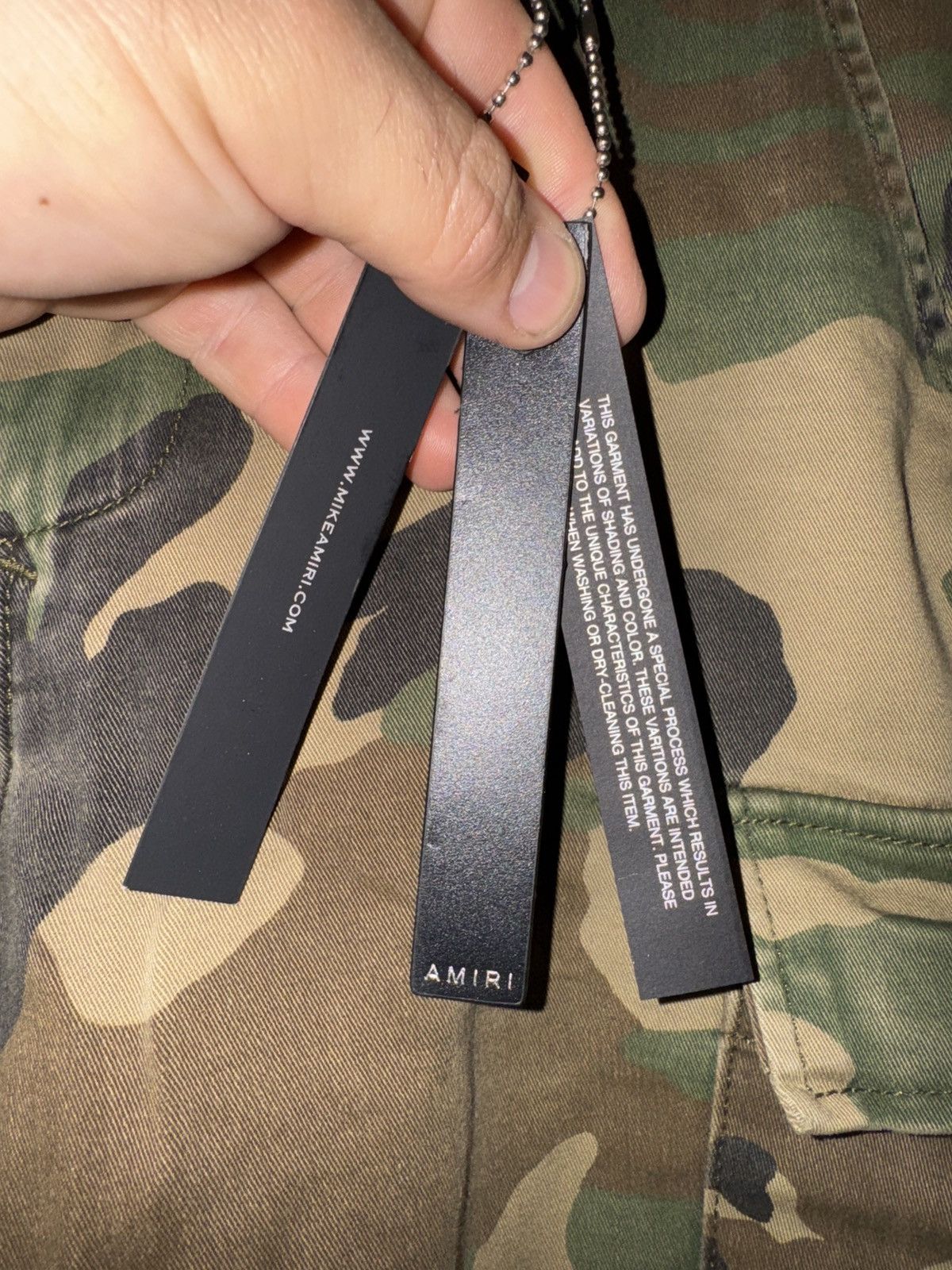 Amiri Amiri Carcam Camo Size US 28 / EU 44 - 2 Thumbnail
